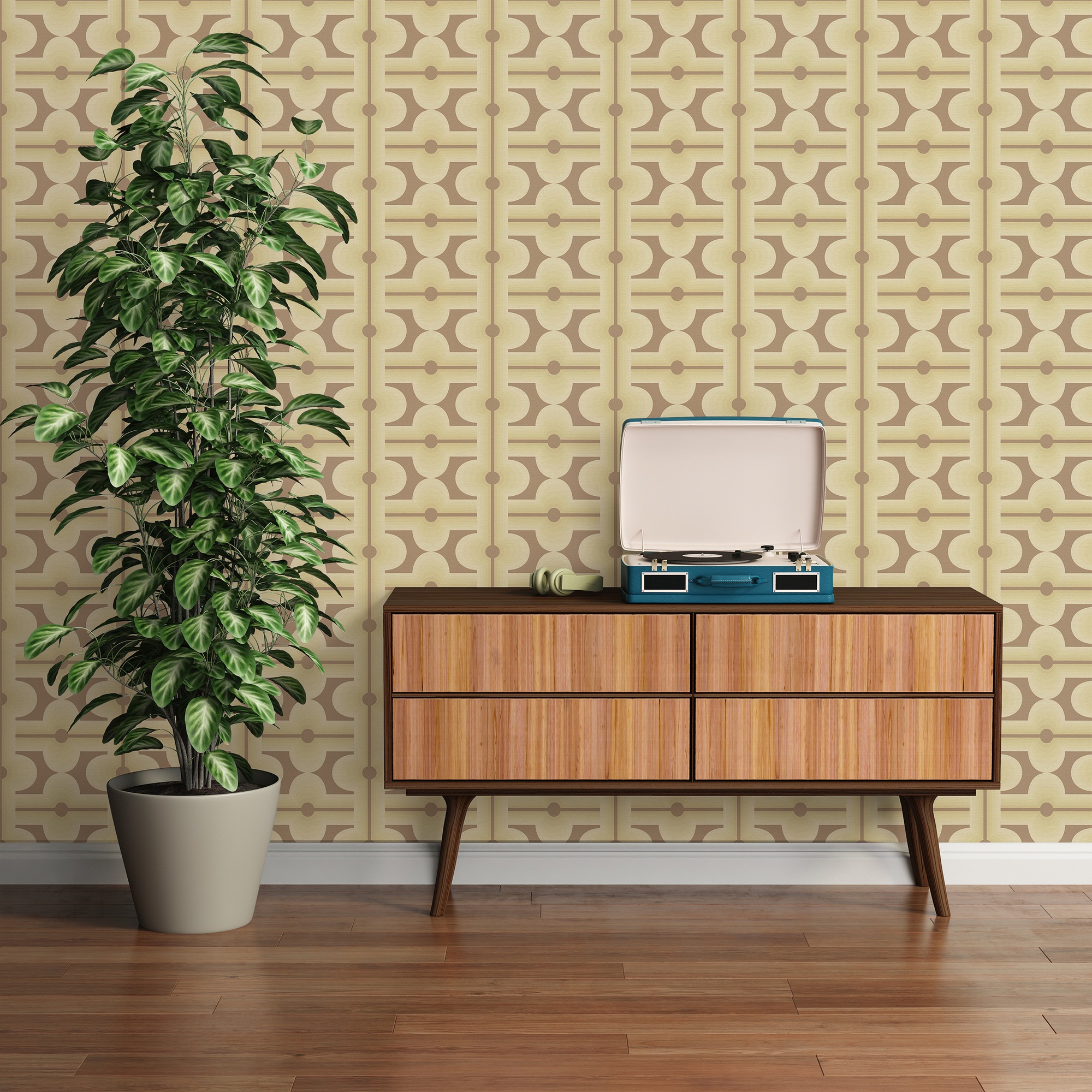 A.S. Création Vliestapete "Retro Chic 3D-Tapete Mustertapete Vintage 3D" matt strukturiert Vliestapete Kacheln für Schlafzimmer Küche Wohnzimmer 3D Design modern