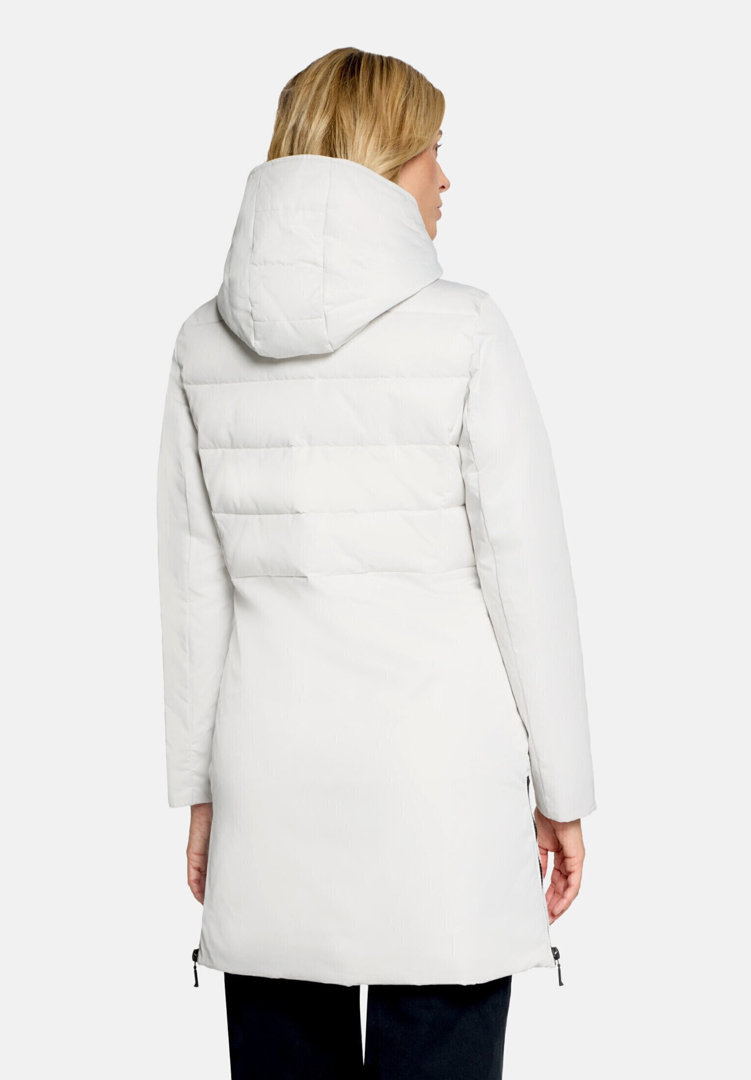 Amber & June Winterjacke »Damen Kunstdaune« mit Kapuze