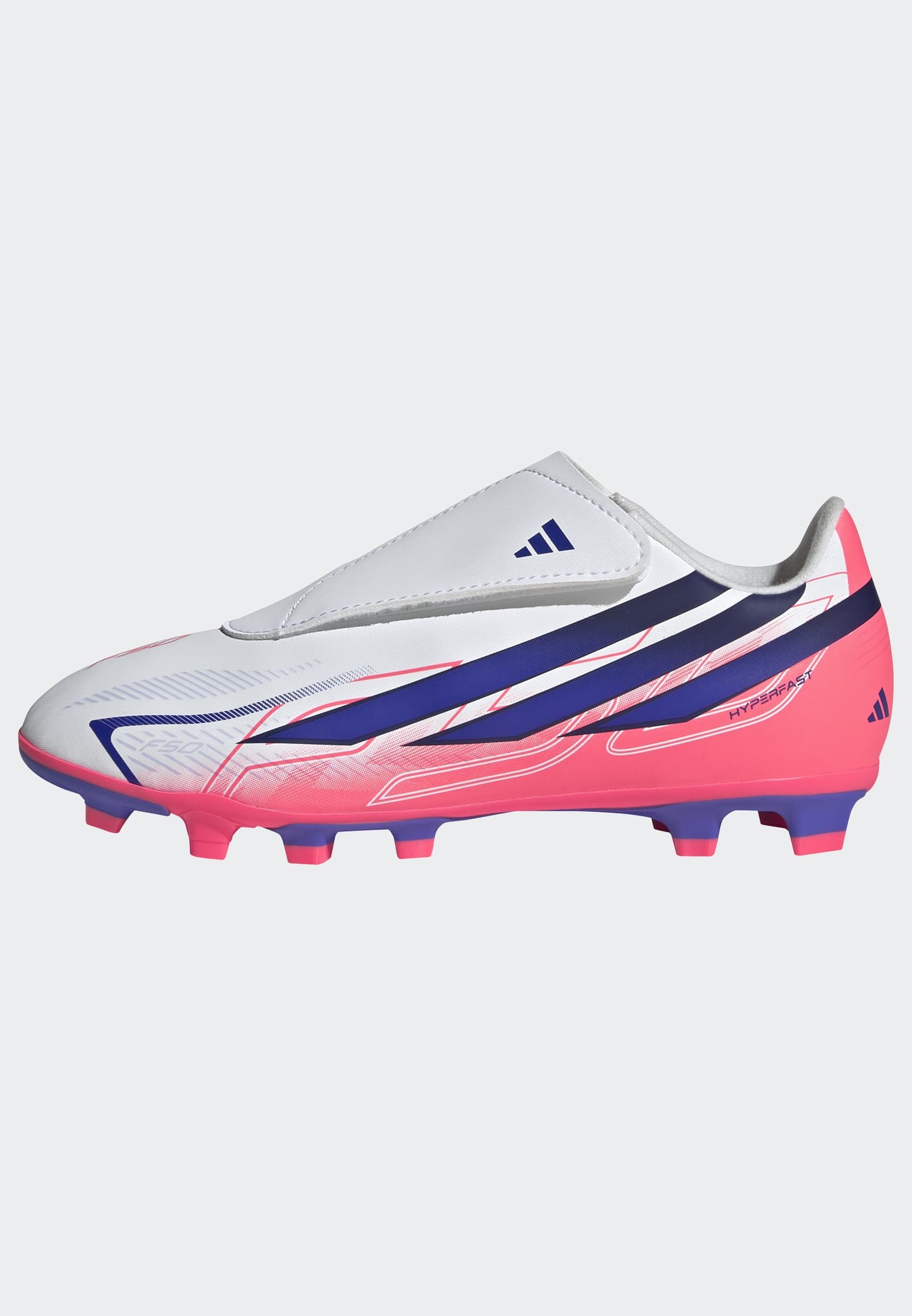 adidas Performance Fußballschuh »F50 HYPERFAST CLUB KIDS , KLETTVERSCHLUSS, FESTE BÖDEN/MULTI GROUND«  für viele verschiedene Böden geeignet, für Jugendliche & Kinder
