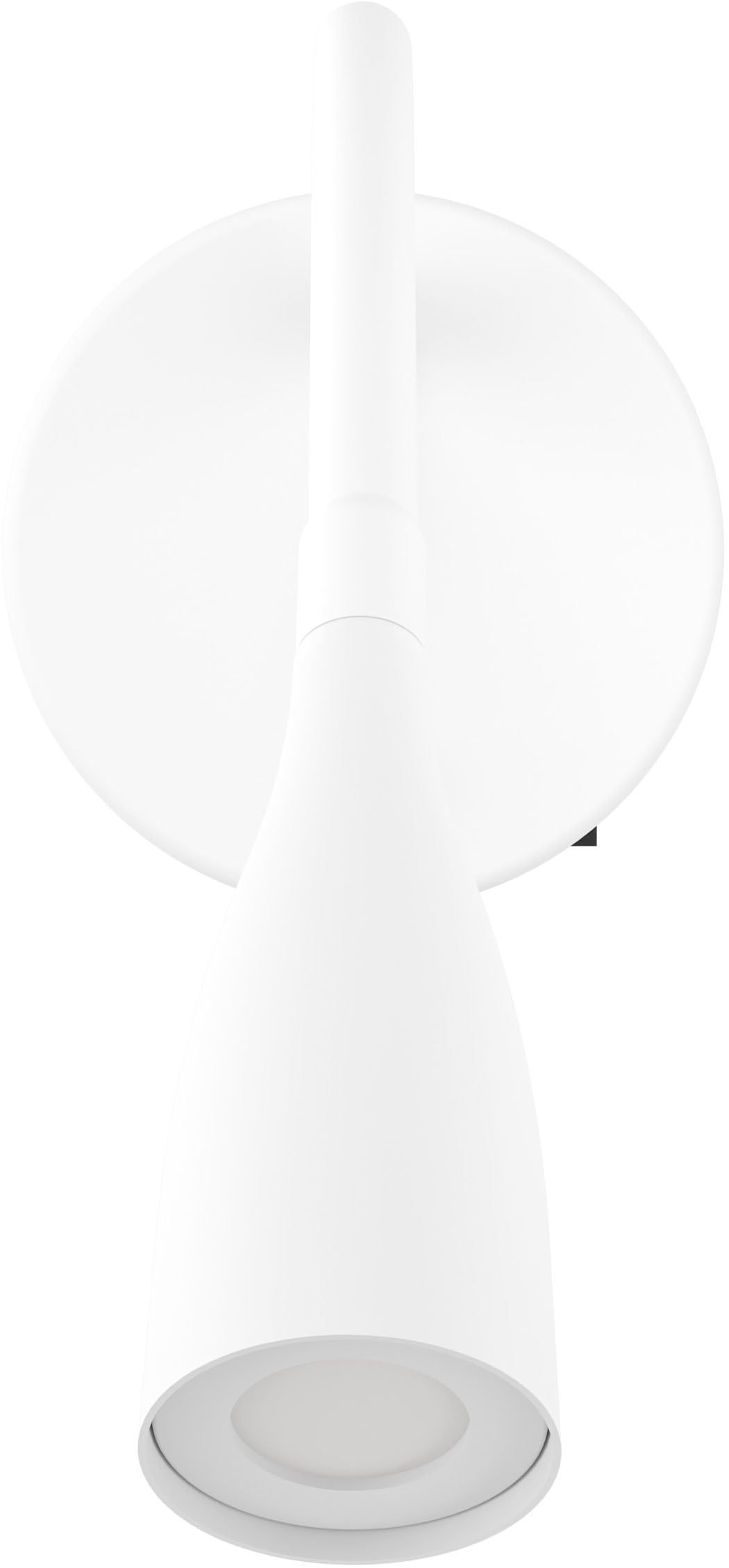 EGLO Wandleuchte »OLIVANDINO Wandlampe - Stahl - LED - 3,8W - IP20« LED-Modul 1 Stk. Warmweiß Wandstrahler, Wandspot, Wohnzimmer, Flur, Schlafzimmer, Ø11 x AL43 cm