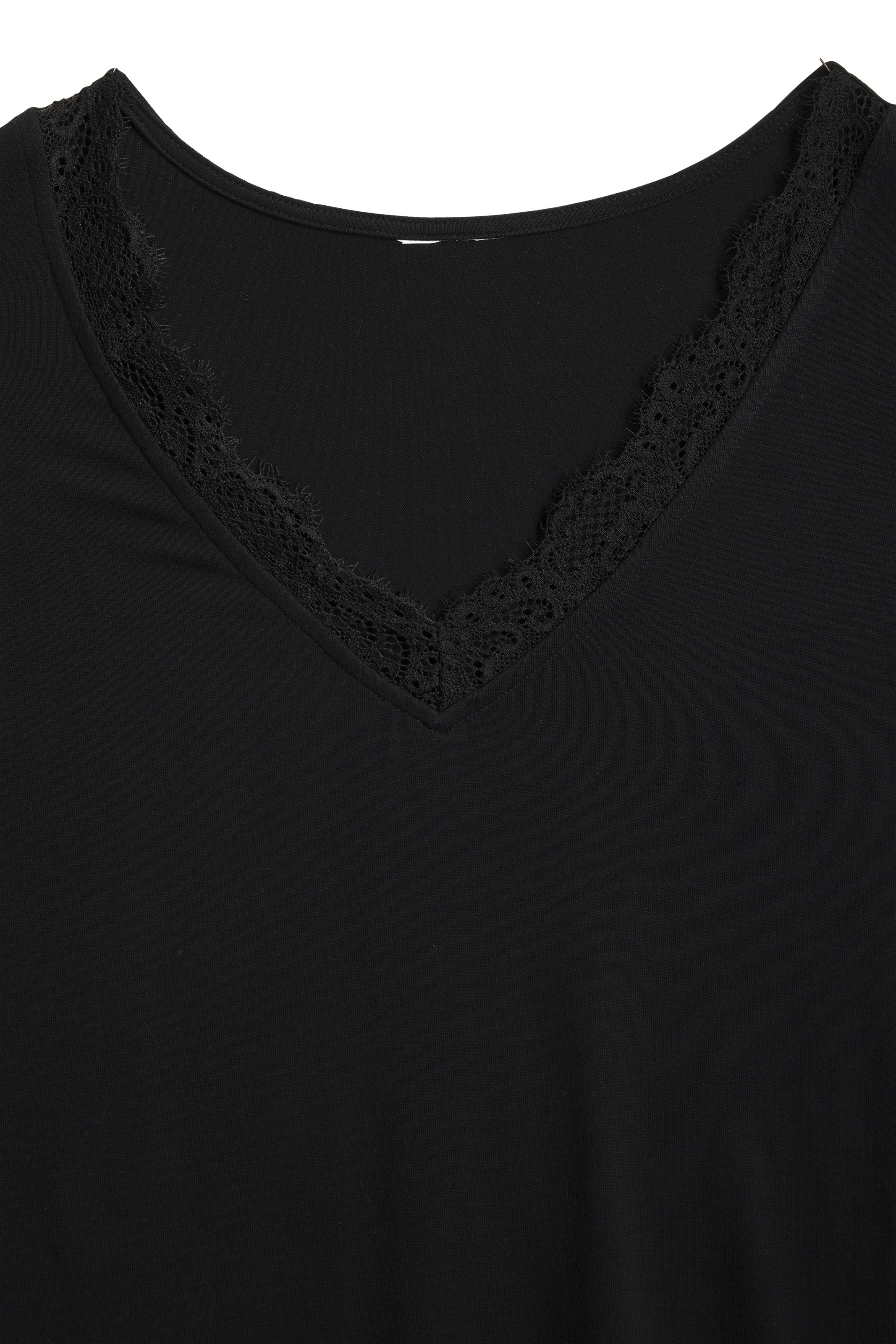 Thumbnail - LASCANA V-Shirt "mit Spitze" aus angenehmer Viskose-Qualität