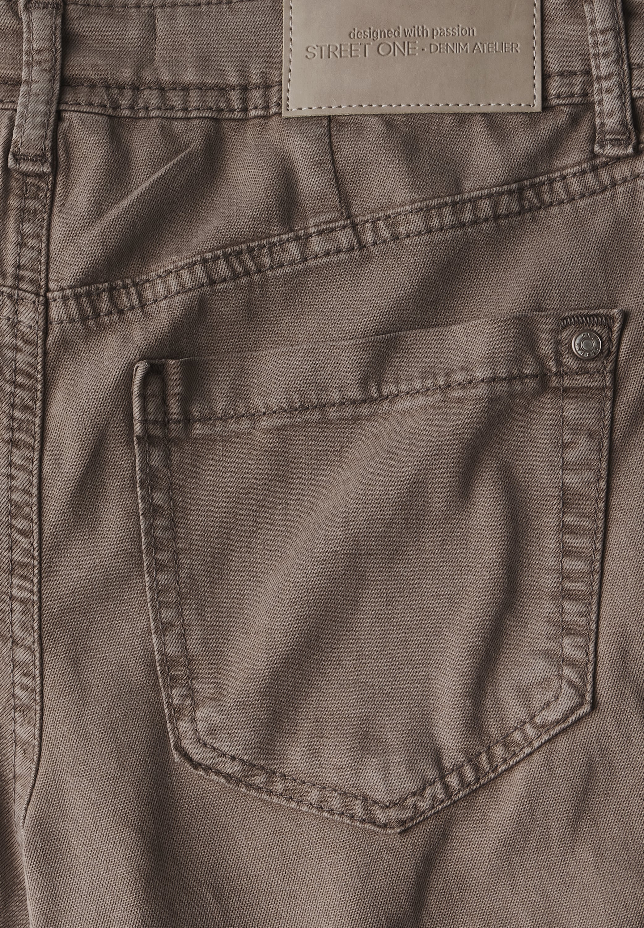 STREET ONE Gerade Jeans, Middle Waist