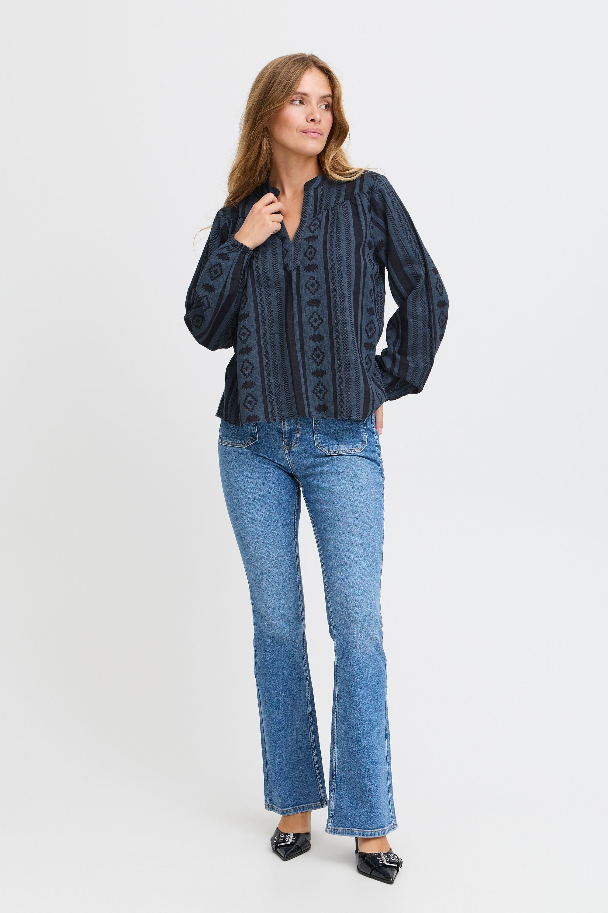 Pulz Jeans Tunika »Langarmbluse PZTIONA Blouse«