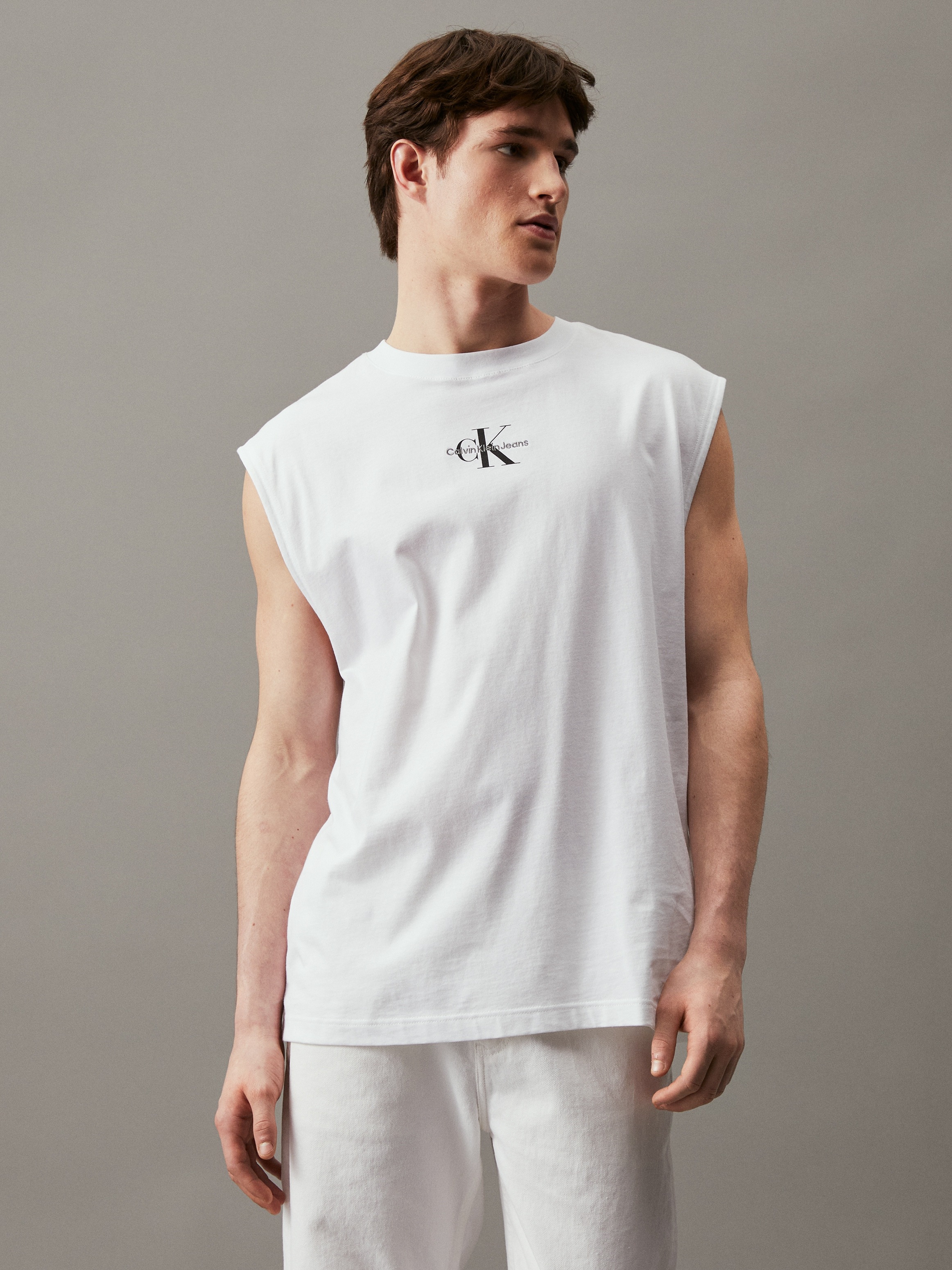 Calvin Klein Jeans T-Shirt "MONOLOGO SLEEVELESS TEE", mit Logodruck günstig online kaufen