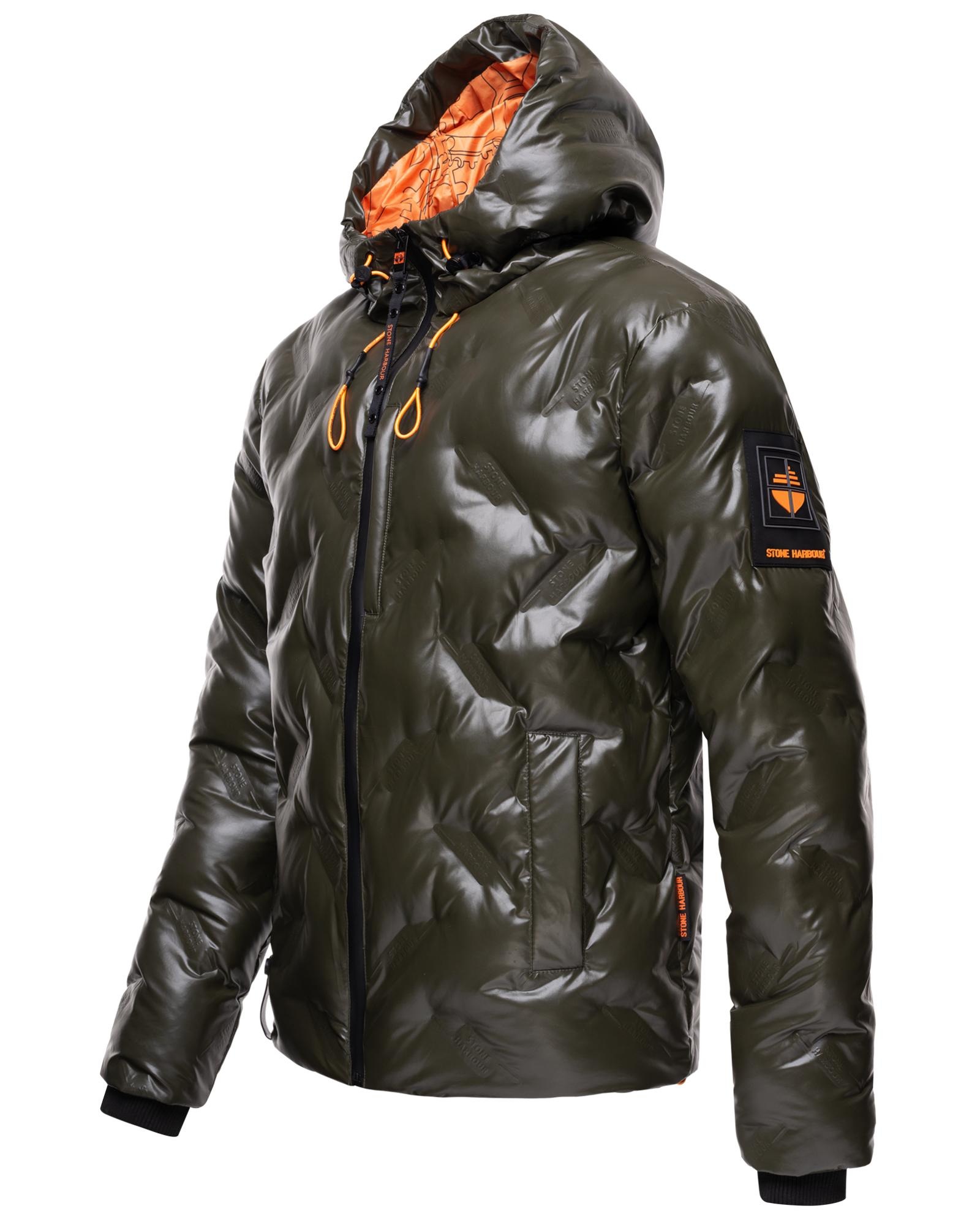 Stone Harbour Outdoorjacke »Geroo«, mit Kapuze, Sportliche, wasserdichte Herren Winterjacke mit Kapuze