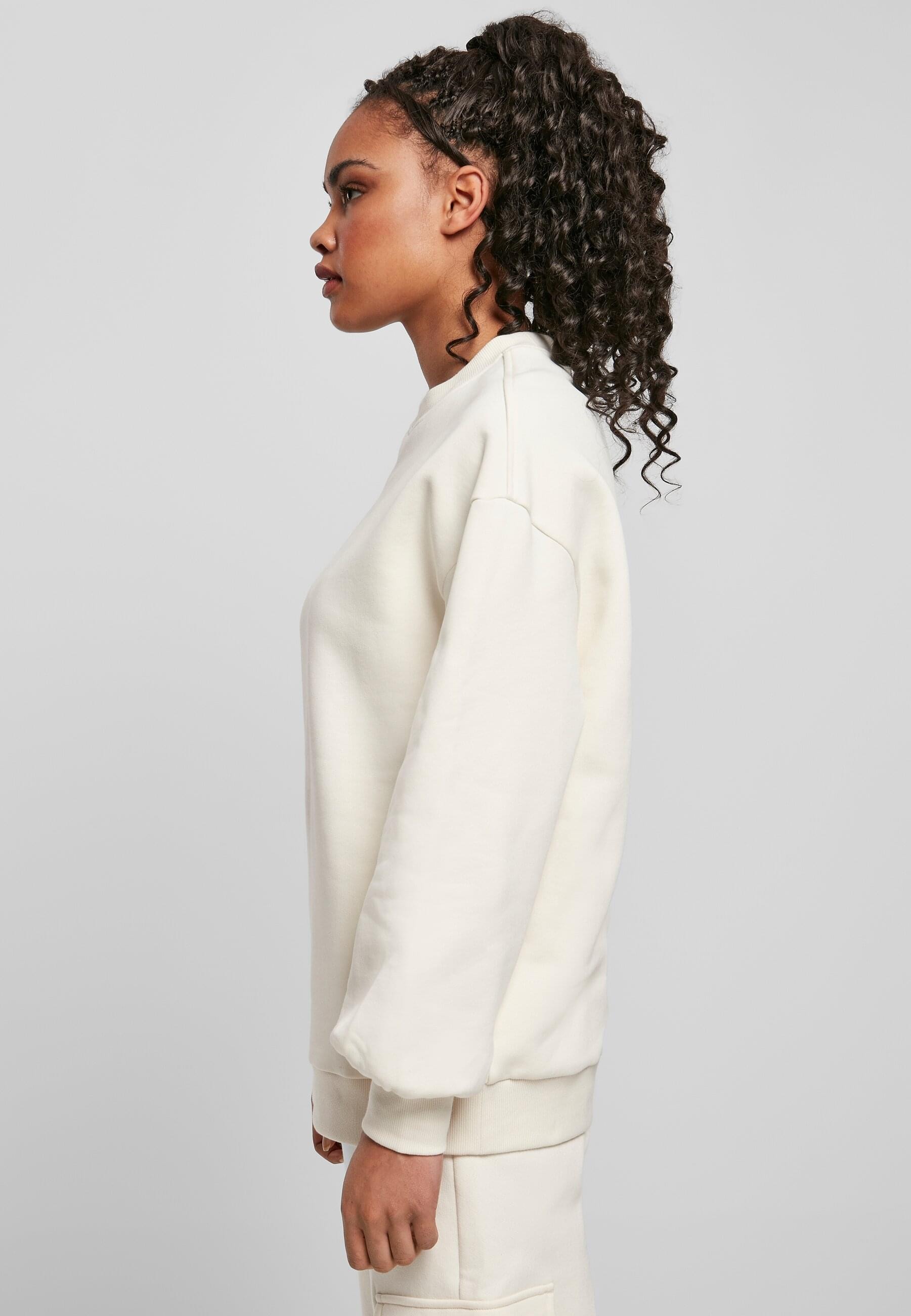 URBAN CLASSICS Sweatshirt »Urban Classics Damen Ladies Organic Oversized Crew«, (1 tlg.)