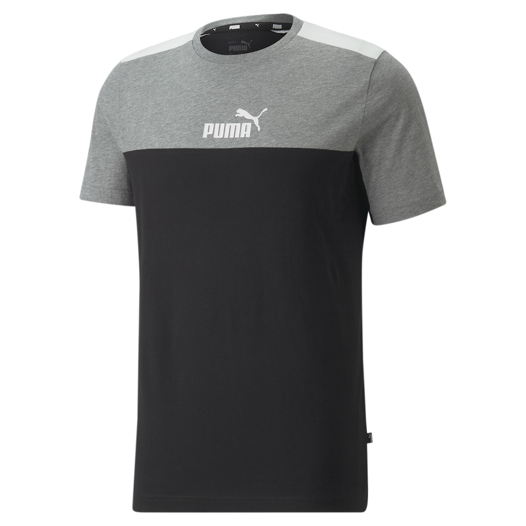 PUMA T-Shirt »Essentials+ Block Herren T-Shirt«