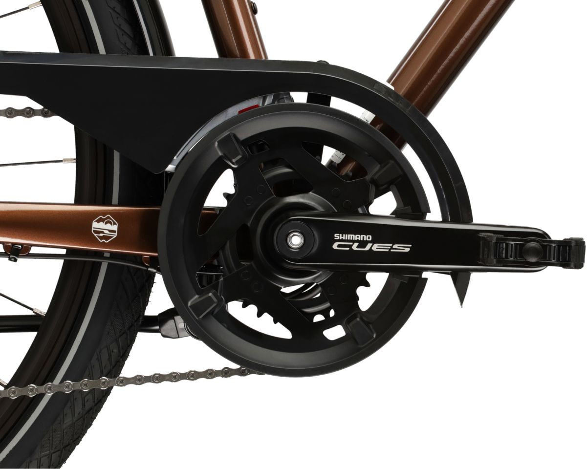 Kross Trekkingrad »Herren-Trekkingrad 28" Trans 5.0 Braun 18 Gänge« 18 Gang Shimano CUES U3020 Schaltwerk Kettenschaltung