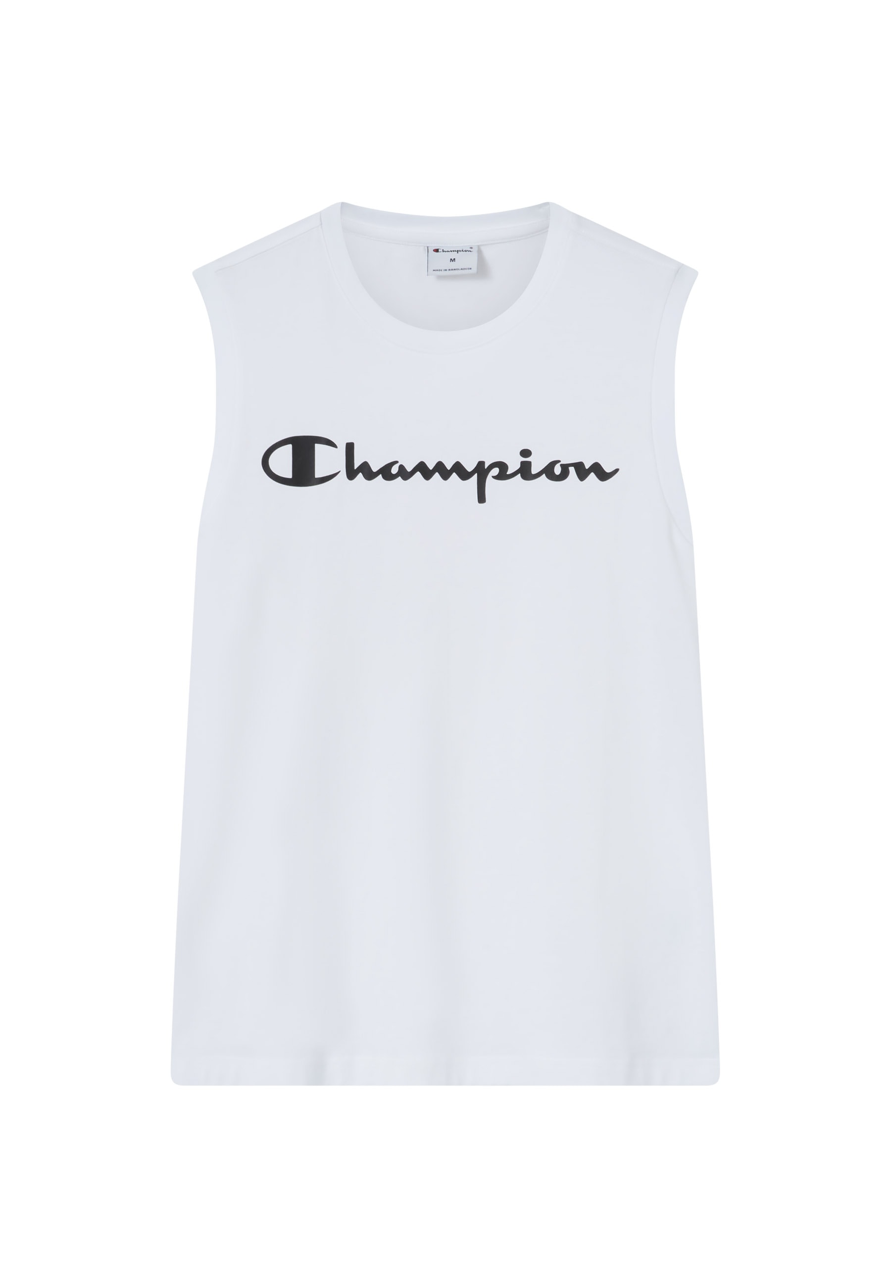 Champion Tanktop »BASICS Sleeveless T-Shirt Large Logo« mit Rundhalsausschnitt, aus Baumwolle, sportliche Schnittform