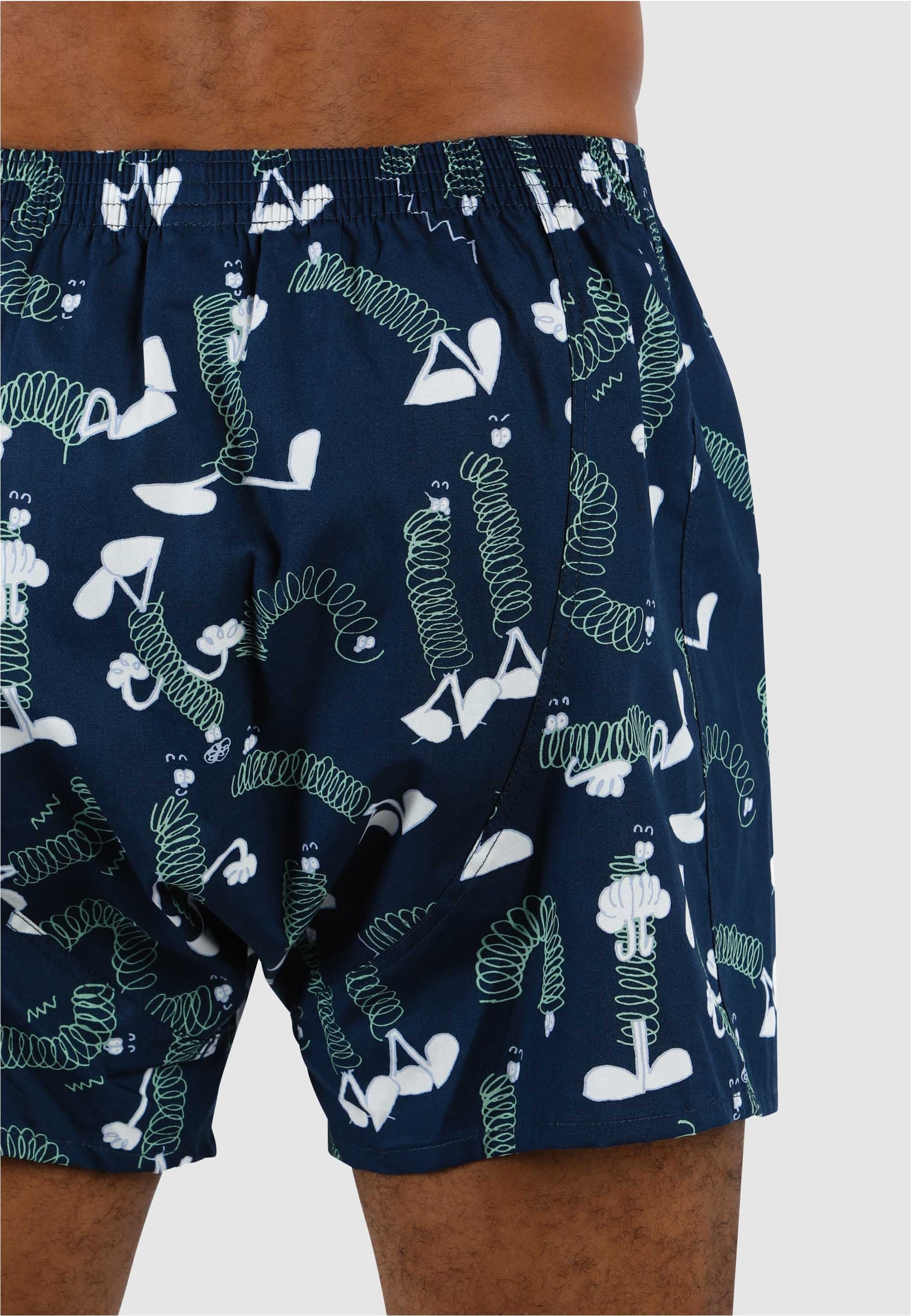 Lousy Livin Boxershorts »Slinky« 2 Stk. mit lässigen Allover-Prints