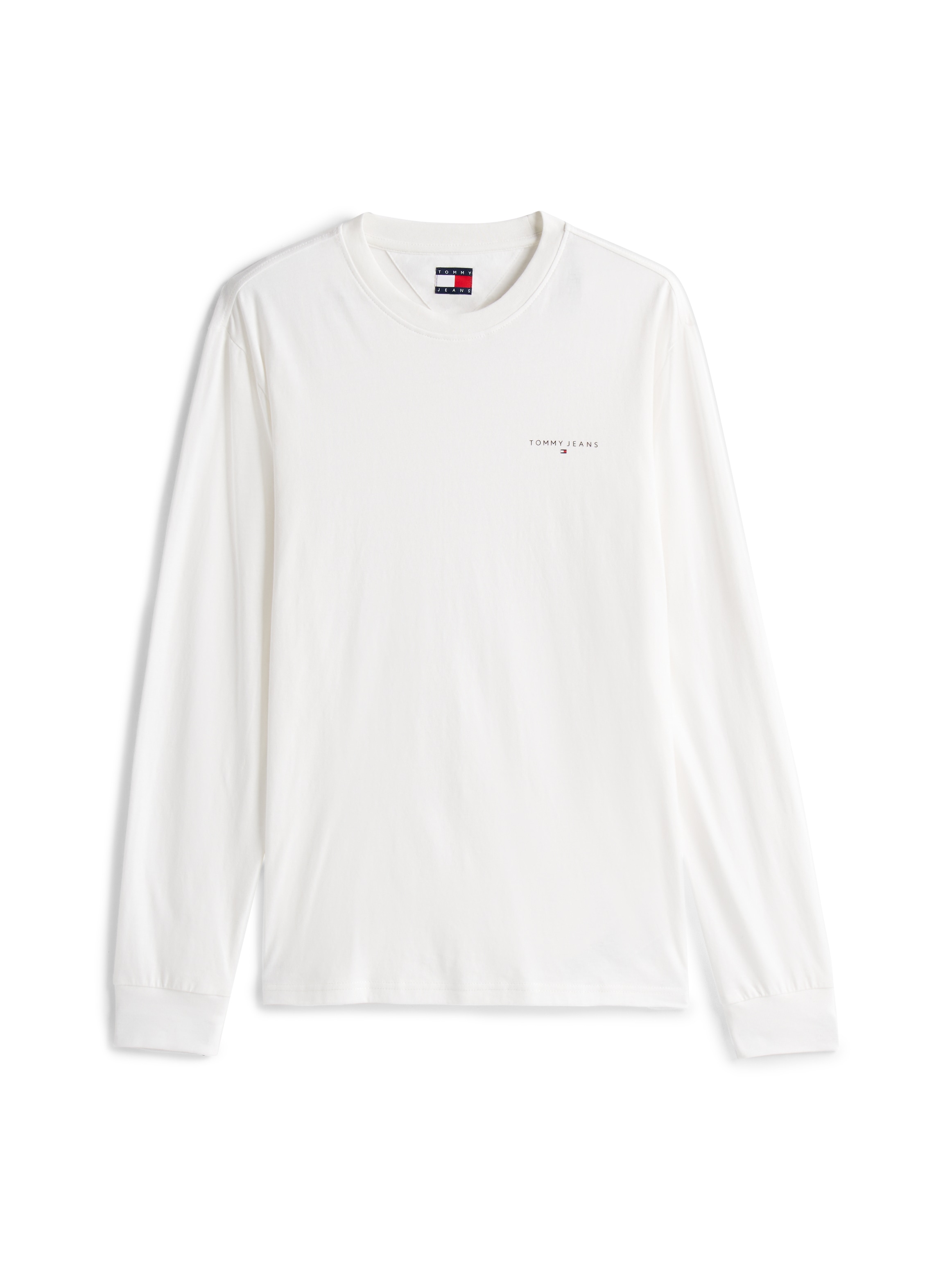 Tommy Jeans Langarmshirt »TJM SLIM CHEST LINEAR LS TEE EXT«, Mit Rundhalsausschnitt