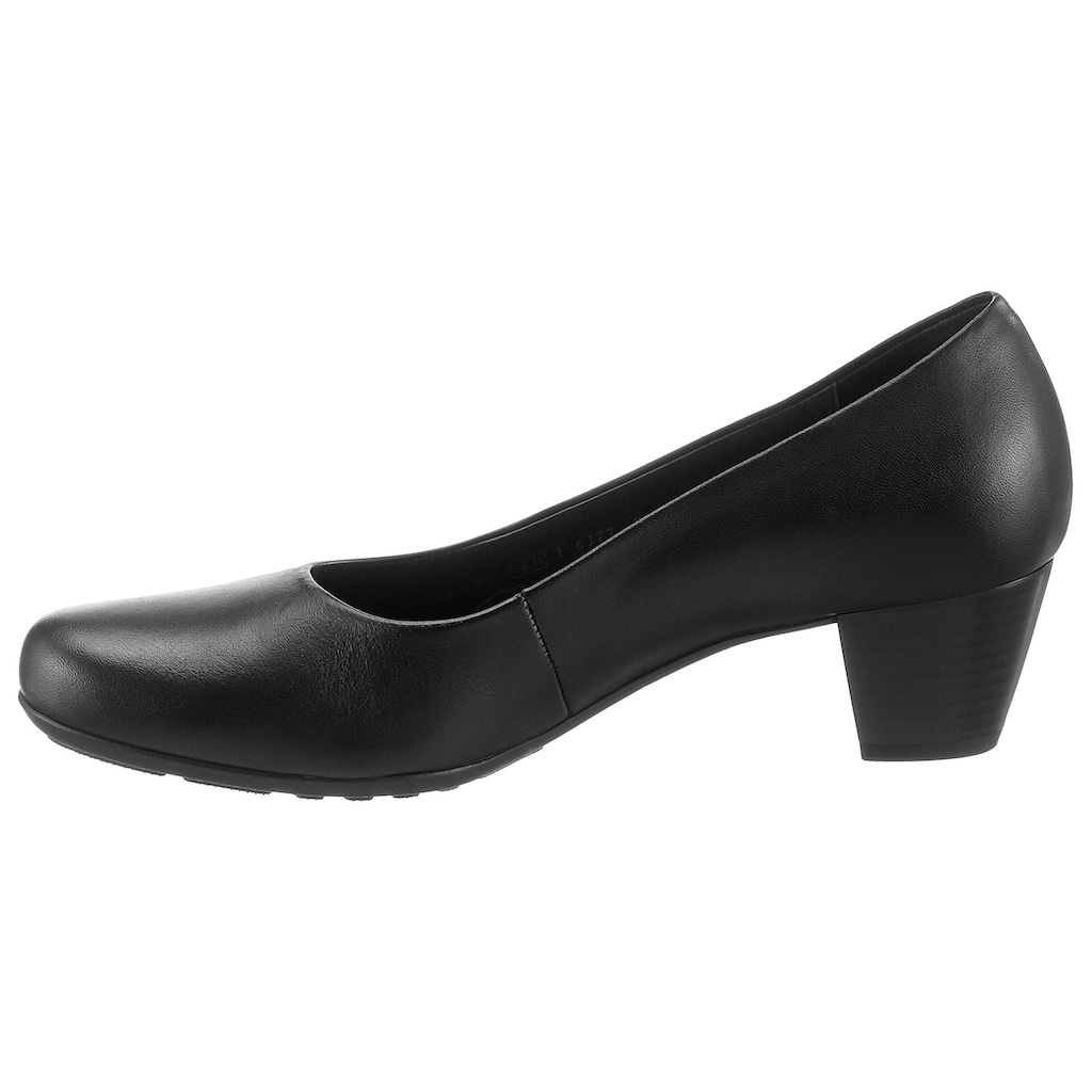 Schuhe Schuhtrends für Damen Gabor Pumps, mit rutschhemmender Gummilaufsohle schwarz