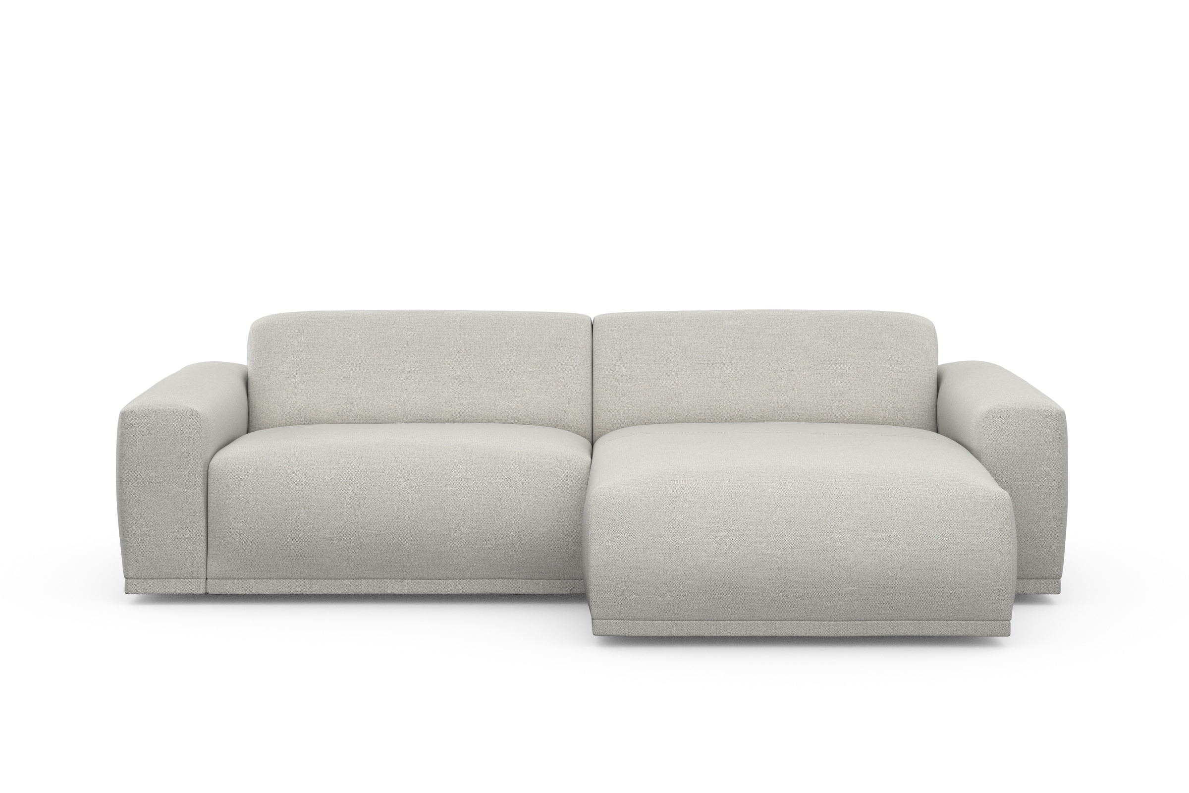 TRENDMANUFAKTUR Ecksofa »Braga, mit hochwertigem Kaltschaum, L-Form, in Cord erhältlich«, (2 St.), modernes Sofa, Couch mit hohem Sitzkomfort, 255/72/160 cm (B/H/T)
