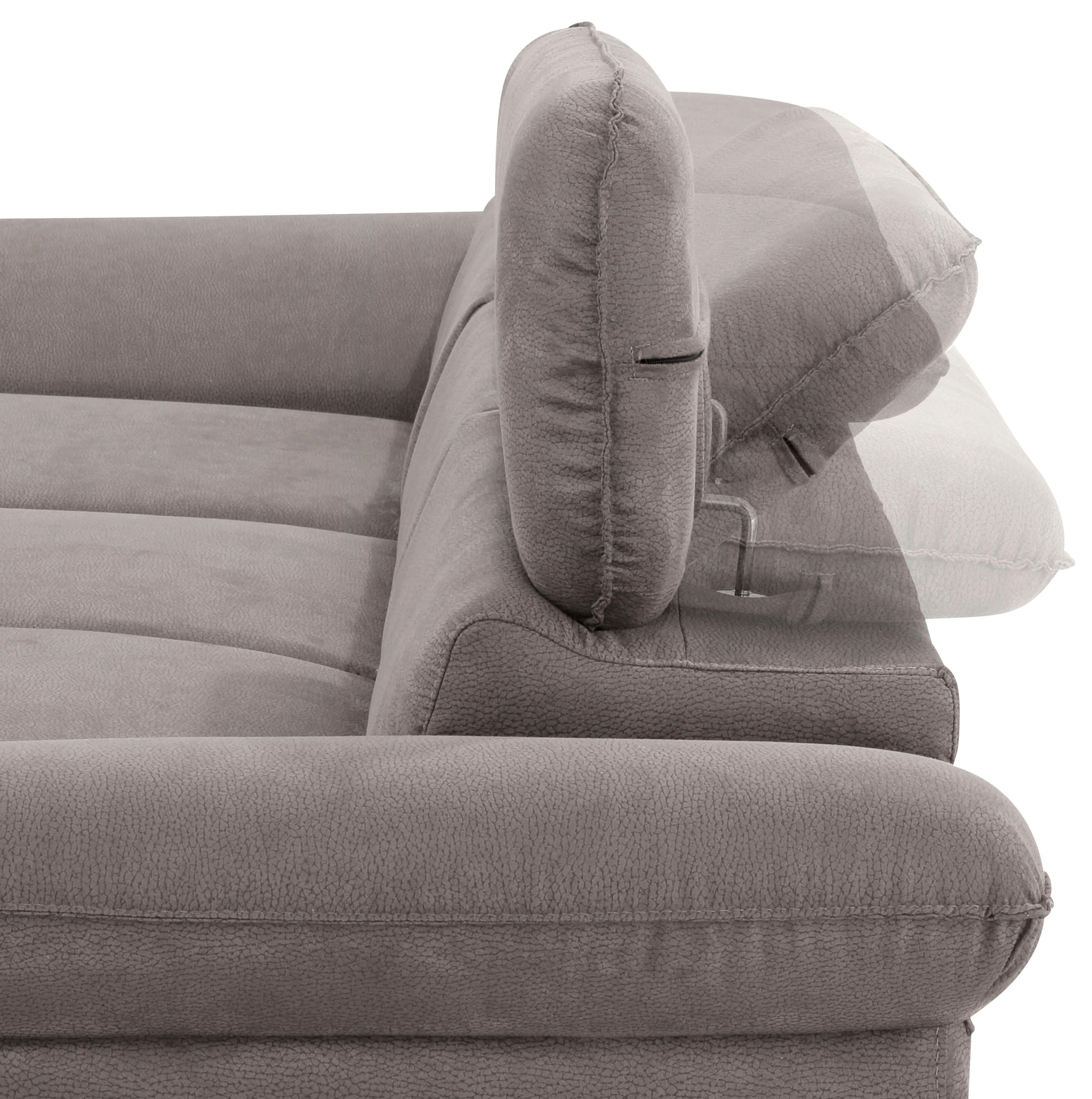 Home affaire Ecksofa »Pilot L-Form«, mit Kopfteilverstellung, wahlweise mit Bettfunktion & Bettkasten