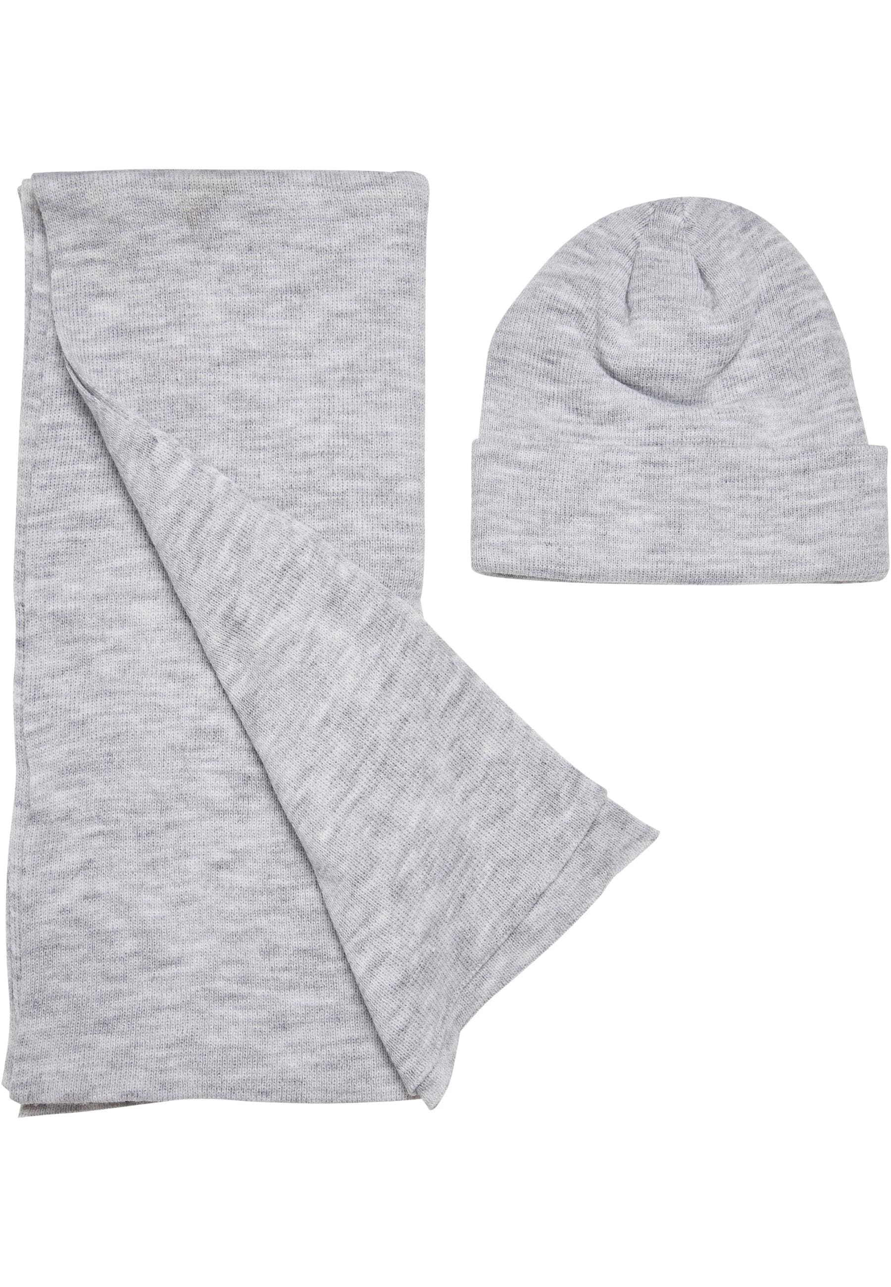 URBAN CLASSICS Beanie »Urban Classics Unisex Recycled Basic Beanie and Scarf Set«, (1 St.)