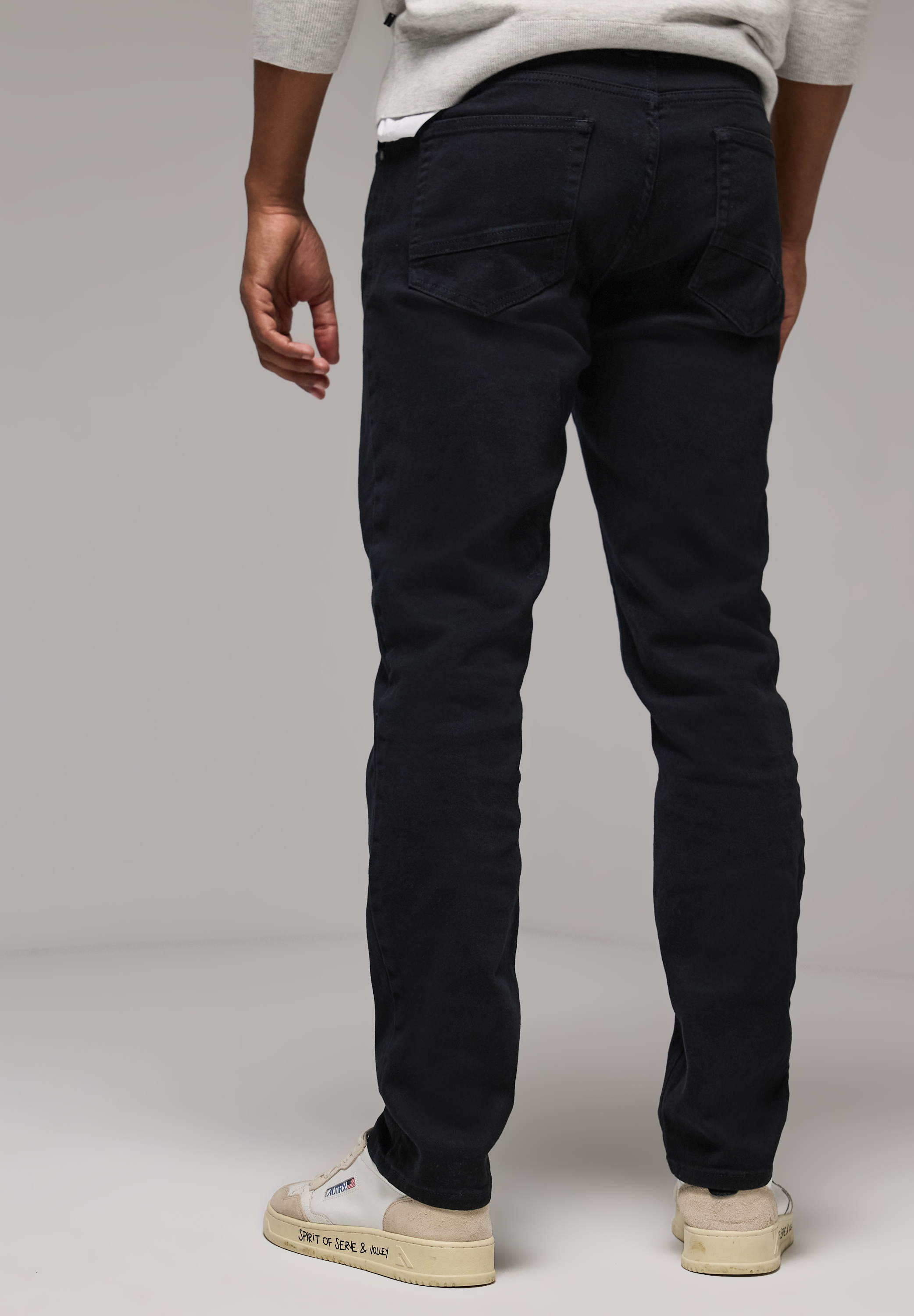 Regular-fit-Jeans, aus Baumwolle mit Stretchanteil