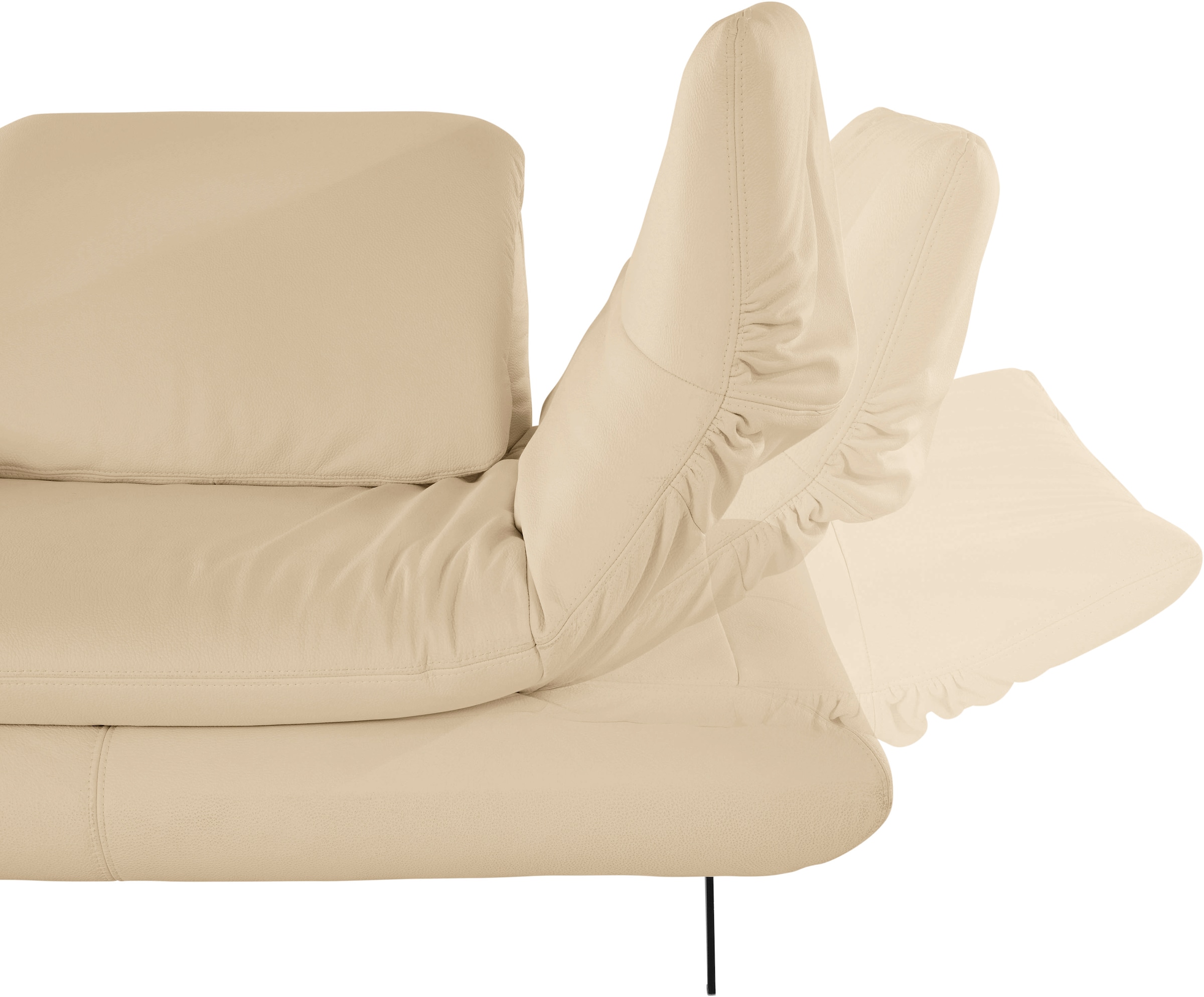 Places of Style Sessel »Milano«, wahweise mit verstellbarer Rückenlehne - auch als Hocker nutzbar