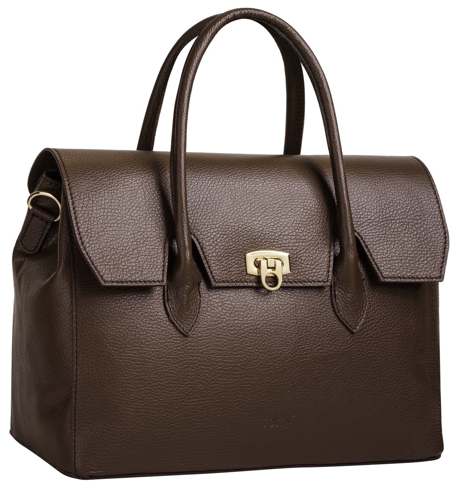 forty° Henkeltasche »FORTY° Damen LANTORA echt Leder, Made in Italy« echt Leder, Made in Italy