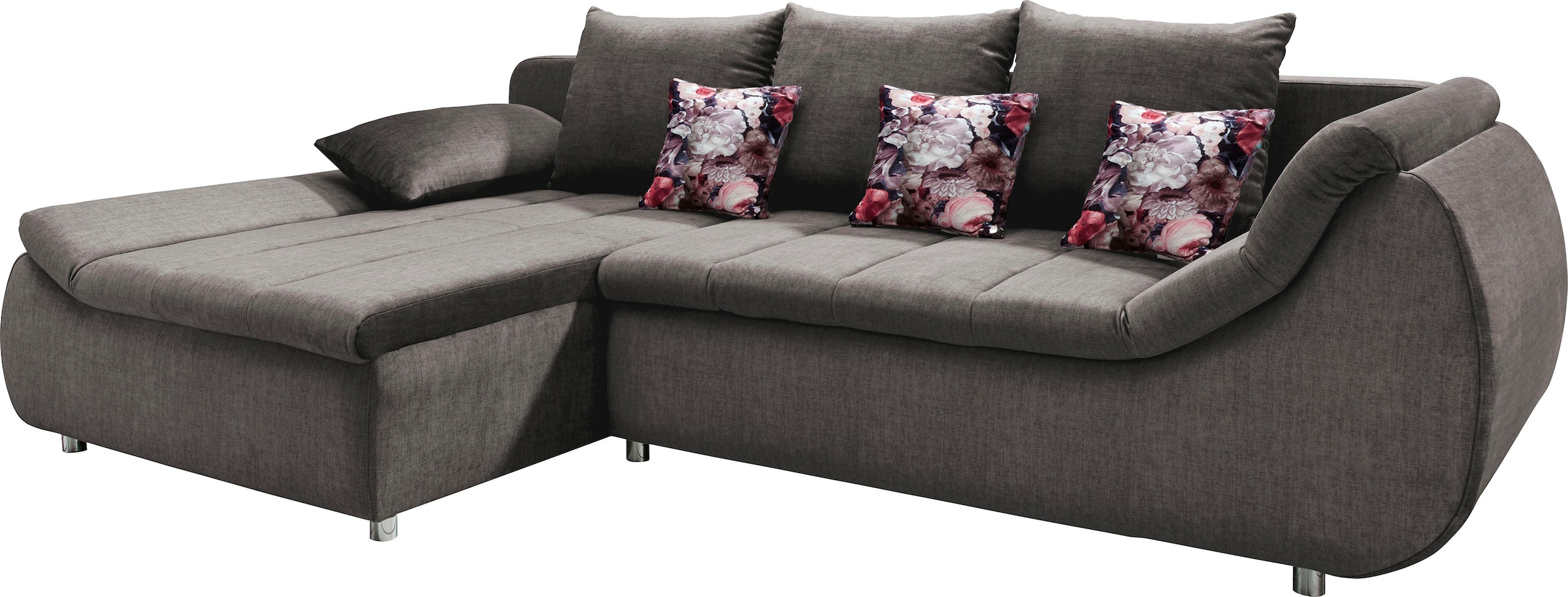 INOSIGN Ecksofa »Imola L-Form«, auch mit Bettfunktion