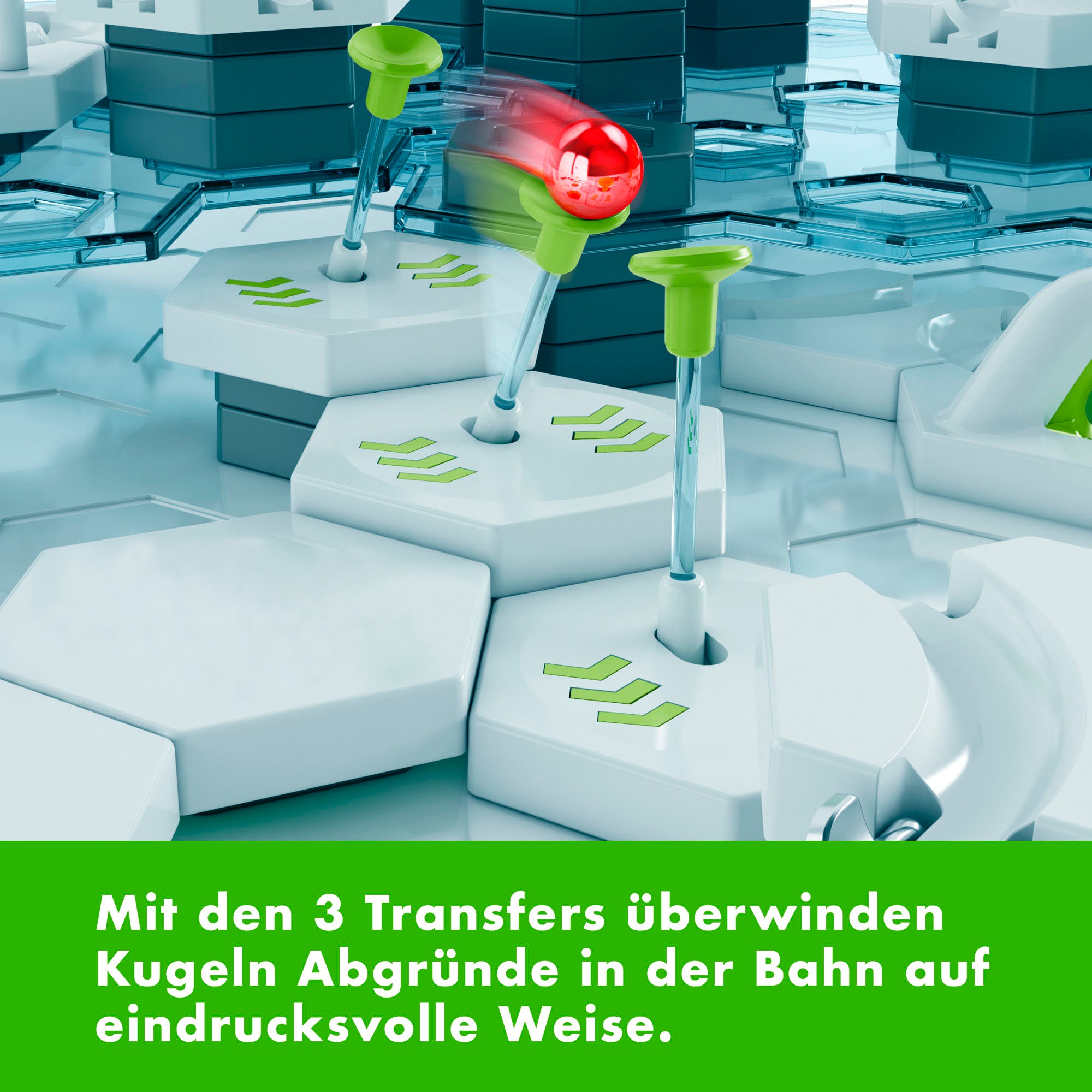 Ravensburger Kugelbahn-Bausatz »GraviTrax Element Transfer«, Made in Europe