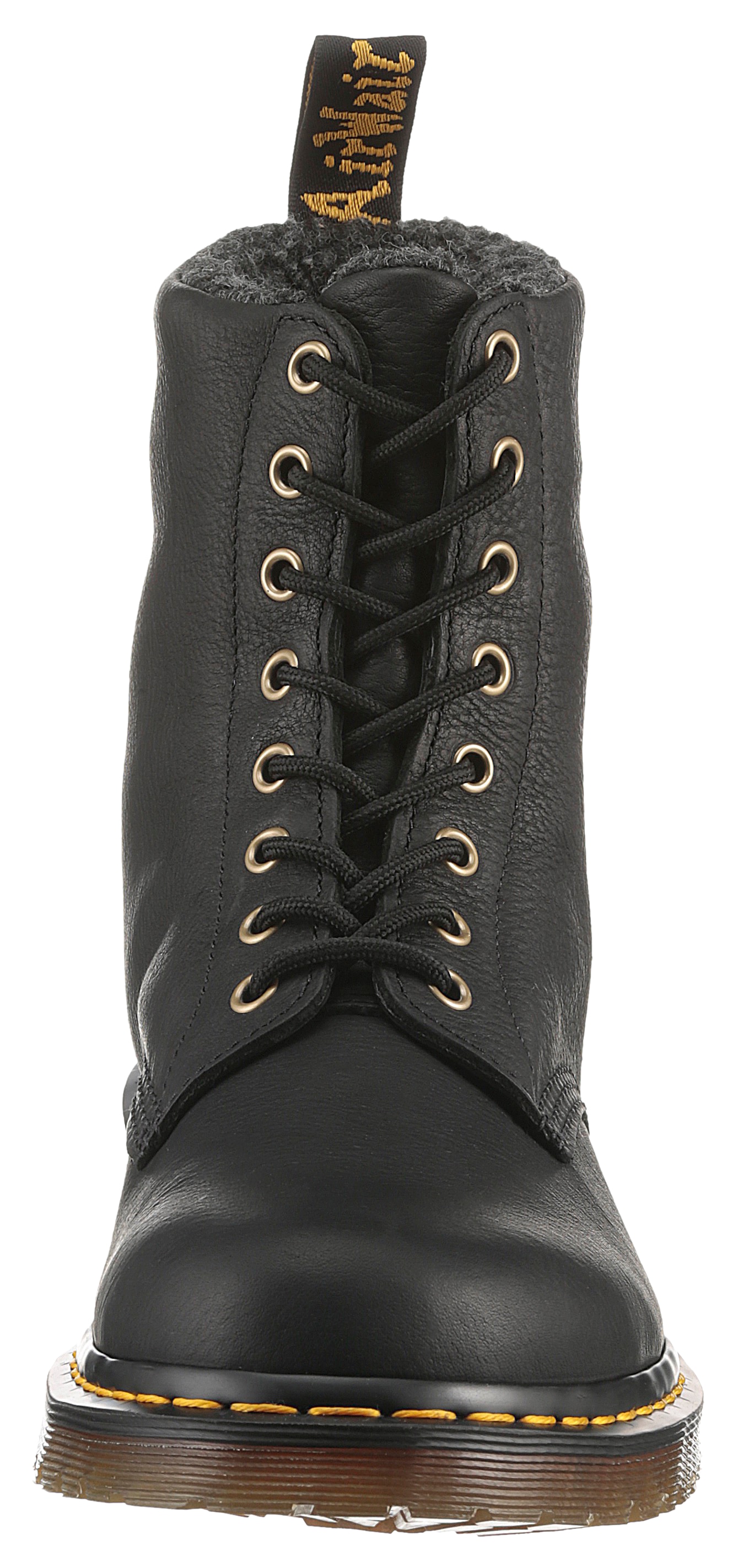 DR. MARTENS Schnürstiefel »1460 schmale Form«, Plateaustiefel, Winterstiefel mit modischem Blockabsatz