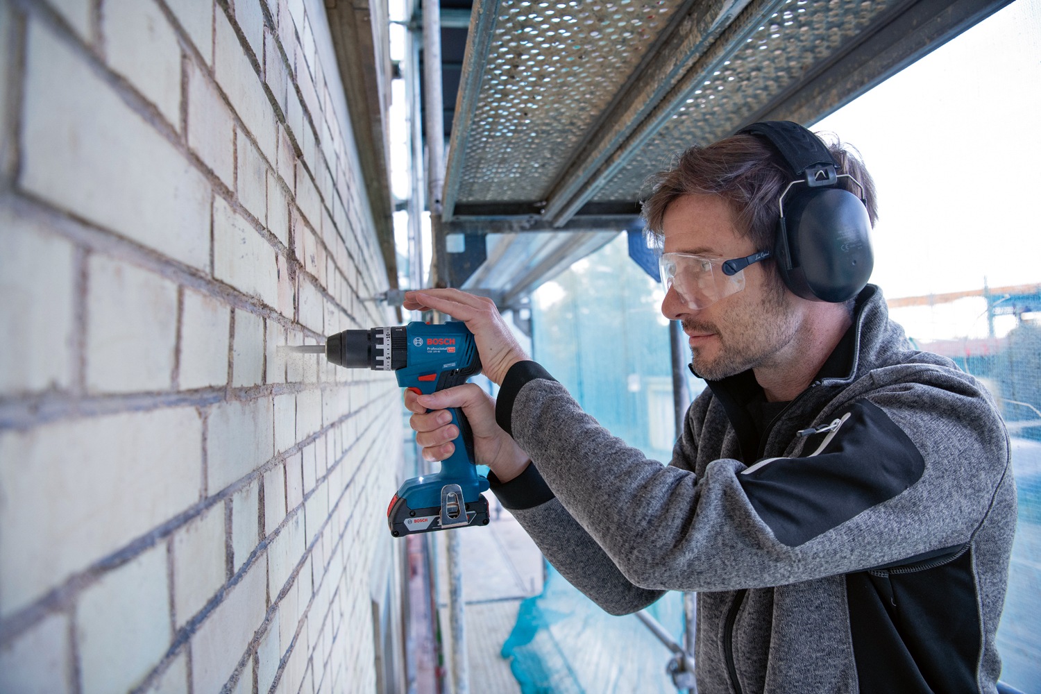 Bosch Professional Akku-Bohrschrauber »»GSR 18V-90 C««, ohne Akku, ohne Ladegerät