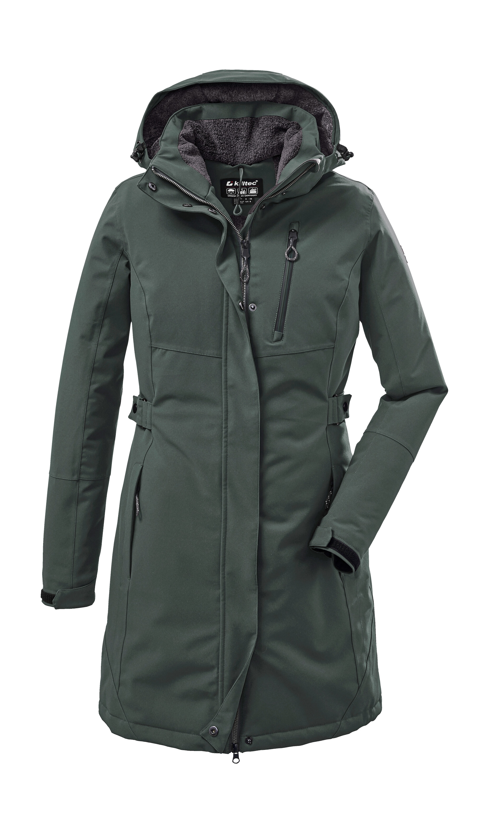 Killtec Parka "KOW 165 WMN PRK", Wasser- und winddichter Parka mit Teddyfle günstig online kaufen