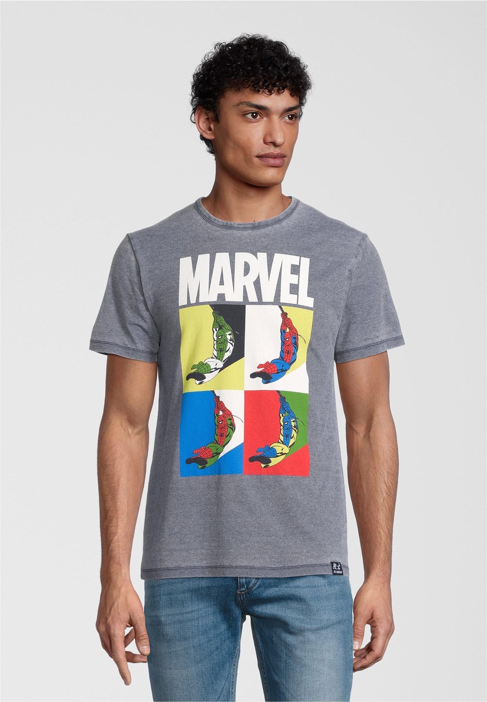 Recovered T-Shirt "Marvel Spider-Man Pop Art Blue", im zeitlosen Design günstig online kaufen