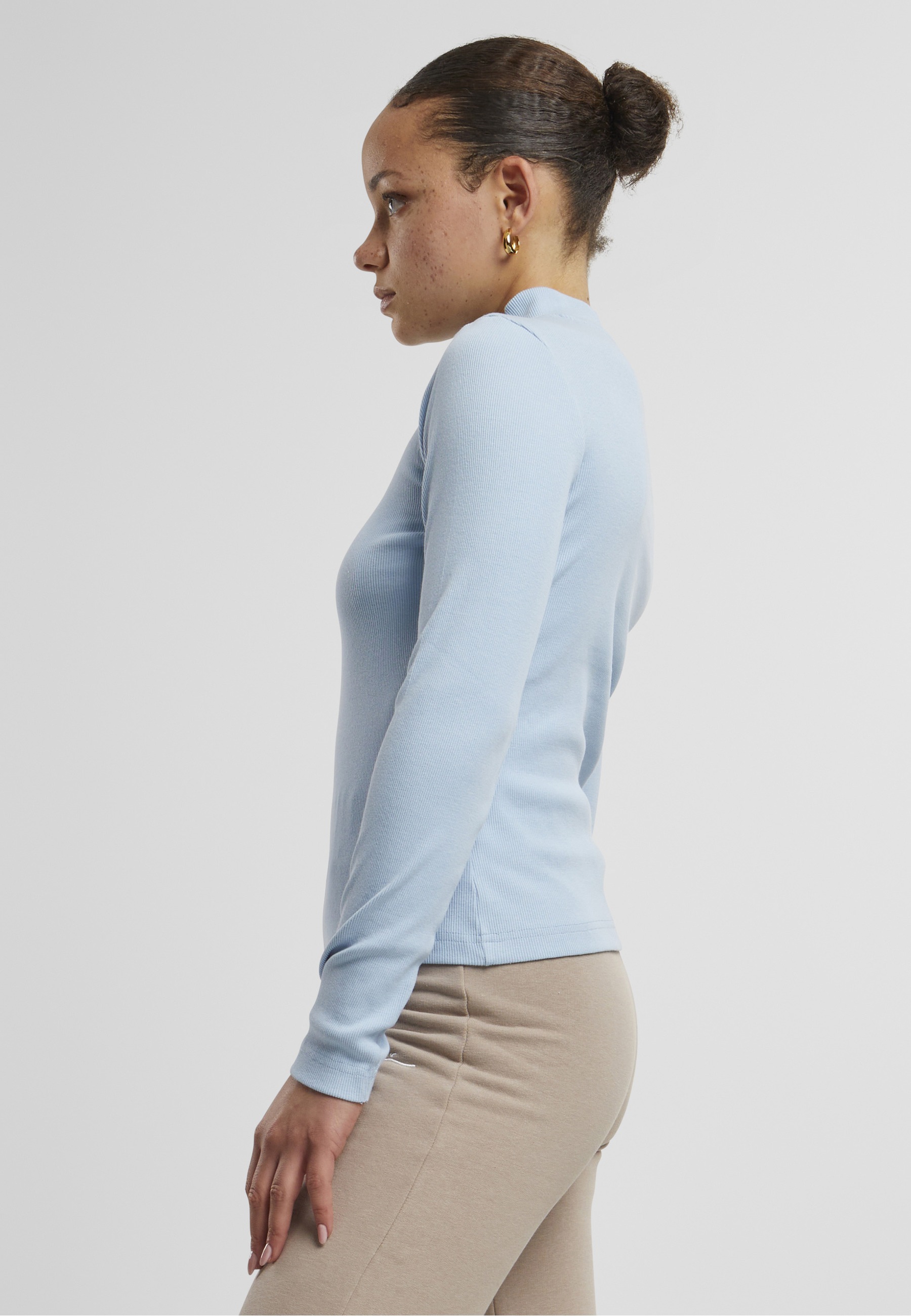 Karl Kani Longsleeve »Karl Kani Damen KW213-063-1 Small Signature Rip Turtle Neck« 1 Stk.