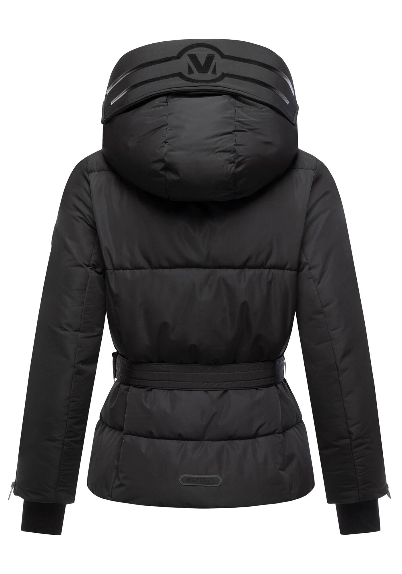 Marikoo Winterjacke »Aleynaa«, Winterjacke mit Taillengürtel