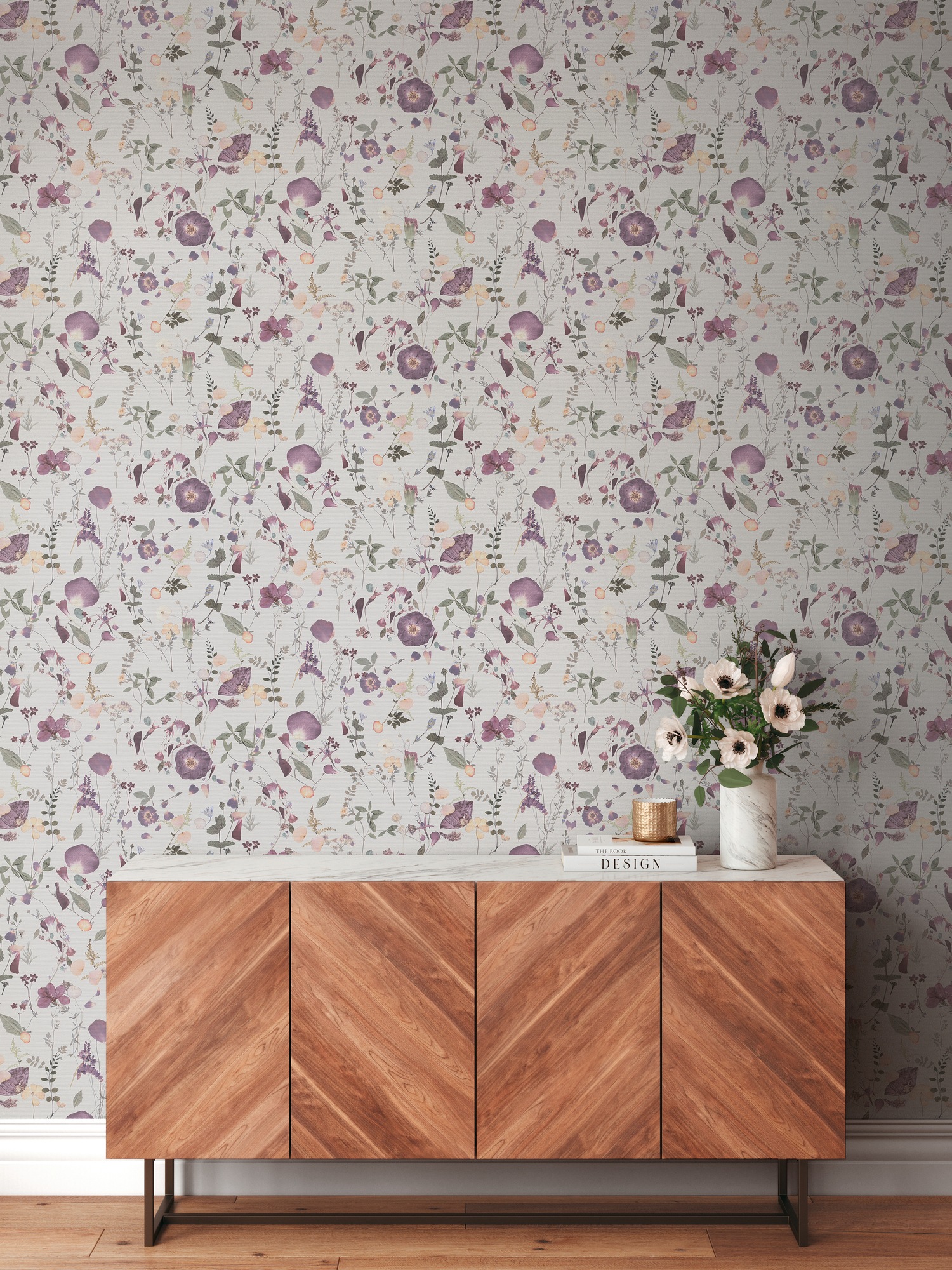 A.S. Création Vliestapete "PintWalls Ii Florale Tapete Mustertapete Blumen" Matt Strukturiert Vliestapete Blümchen Für Schlafzimmer Küche