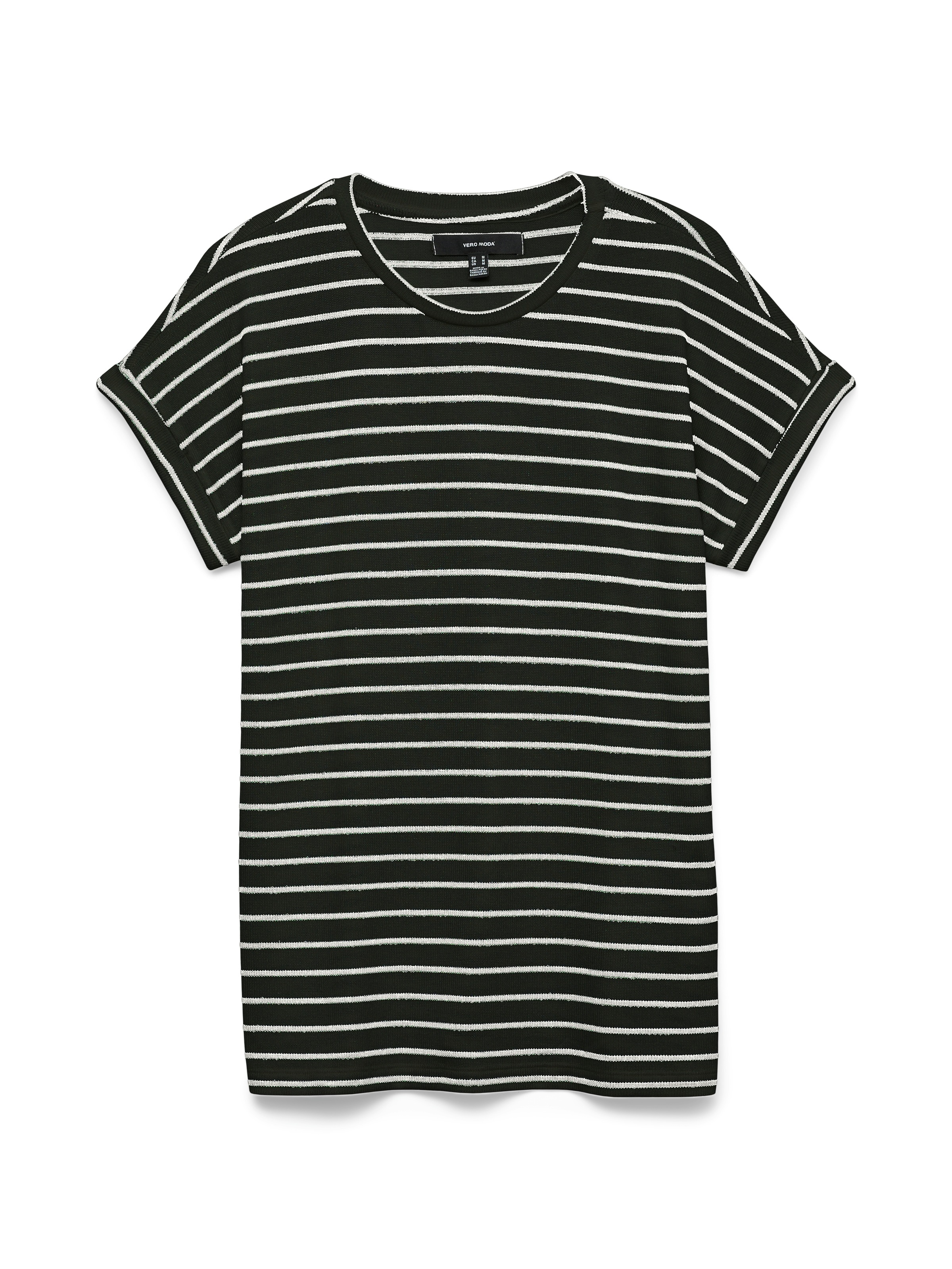 Vero Moda Kurzarmpullover "VMBRIANNA SS O-NECK PULLOVER BOO REP" mit übersc günstig online kaufen