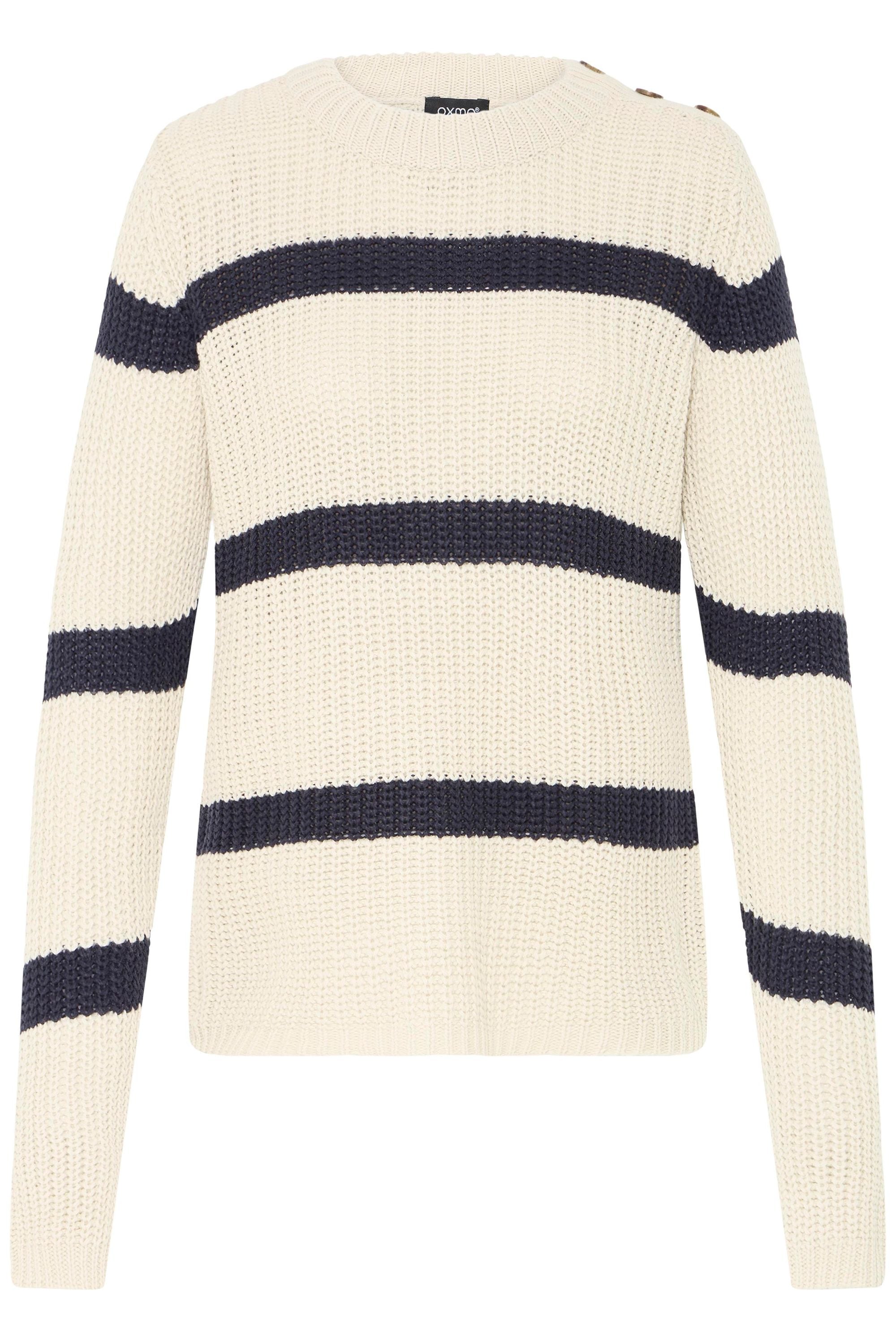 OXMO Strickfleece-Pullover "Strickpullover OXKanna"