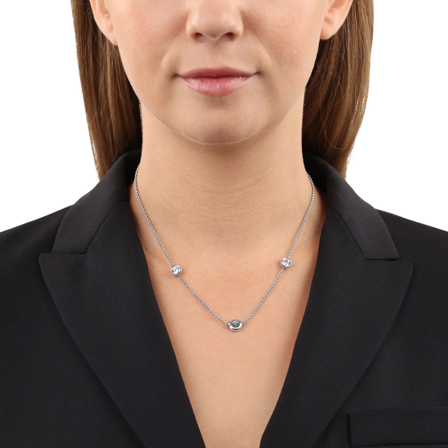 Joop! 2038047 Necklace Multicolor Silver 925 45 cm 2