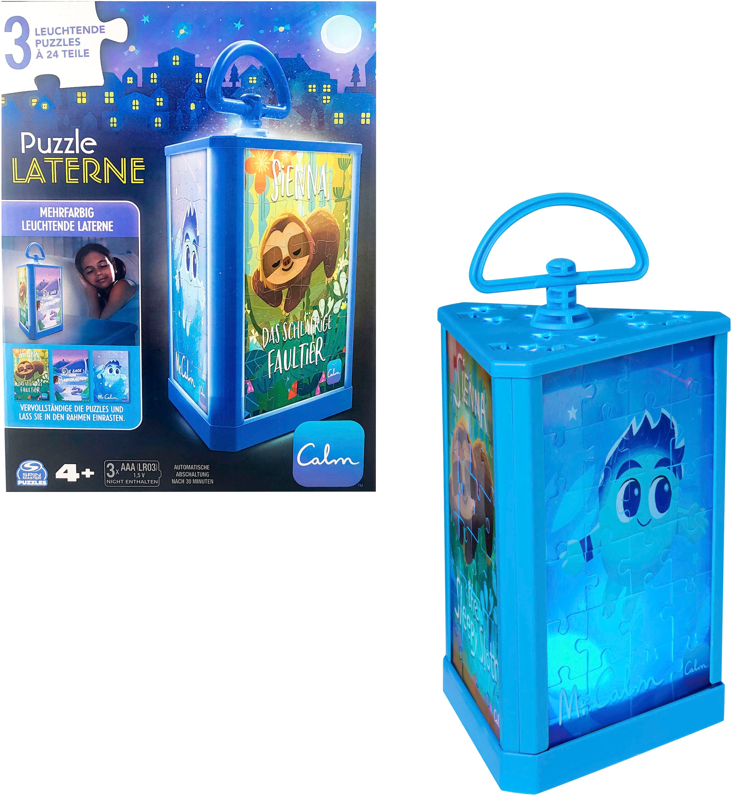 3D-Puzzle »Calm Kids - Laternen-Puzzle«, leuchtet in verschiedenen Farben