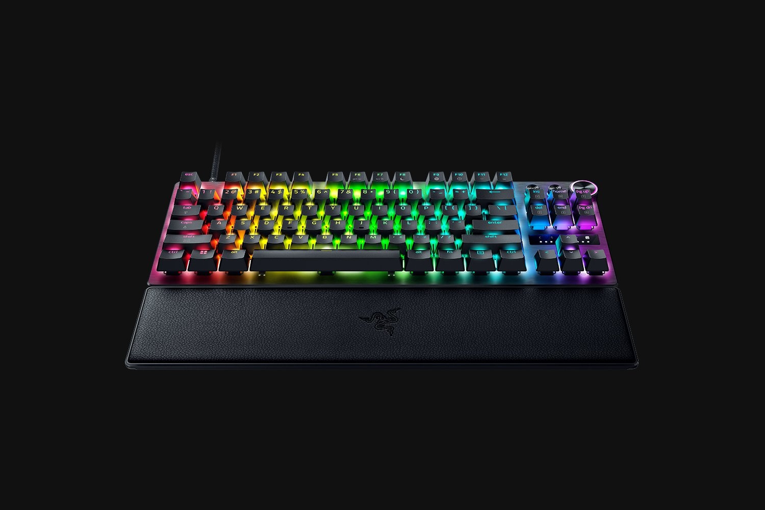 RAZER Gaming-Tastatur »Huntsman V3 Pro 8KHz Tenkeyless« (Fn-Tasten | Gaming-Modus | Handgelenkauflage | Profil-Speicher | USB-Anschluss)