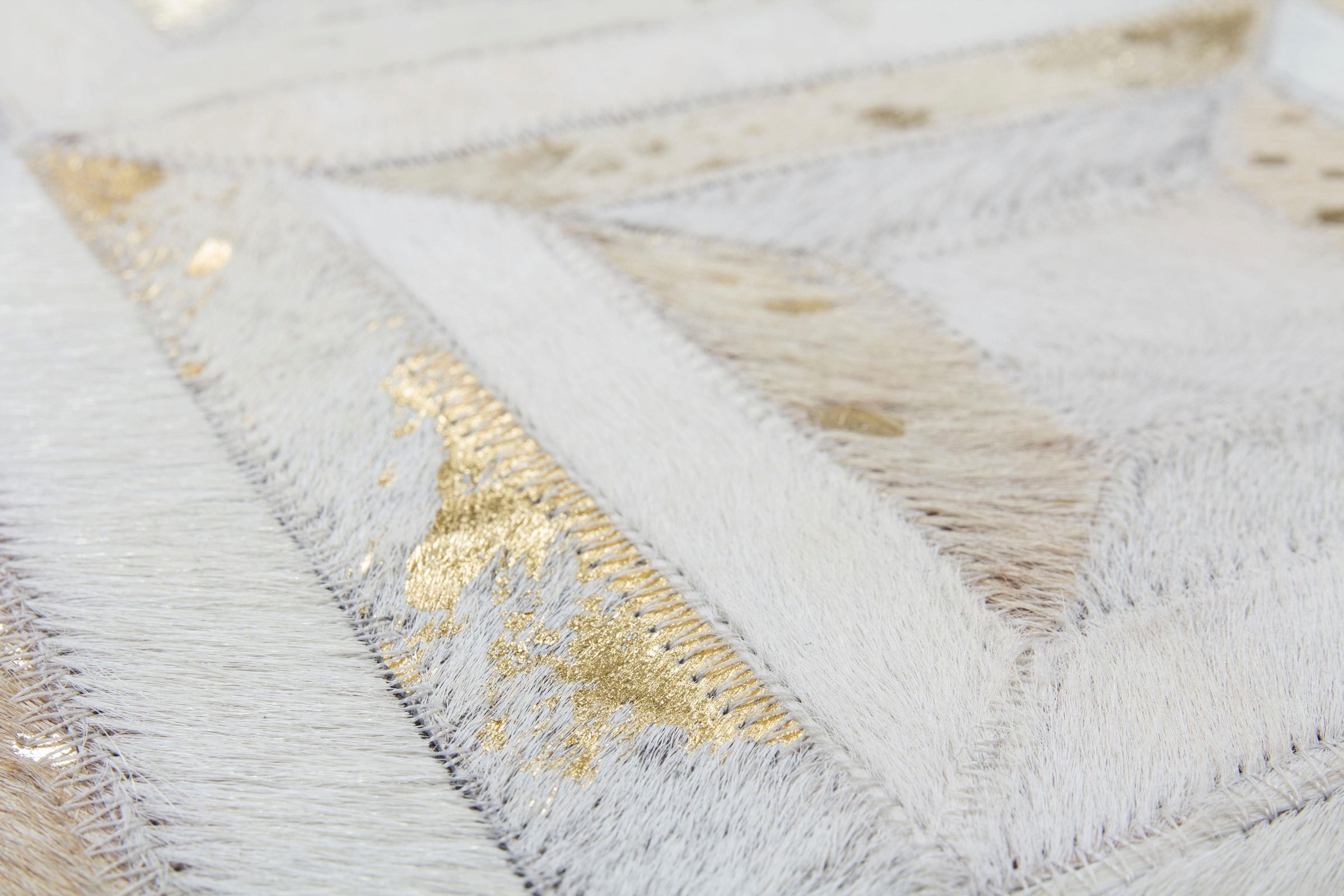 calo-deluxe Fellteppich »Scarllet 410«, rechteckig, 8 mm Höhe, echtes Rinderfell, Wohnzimmer