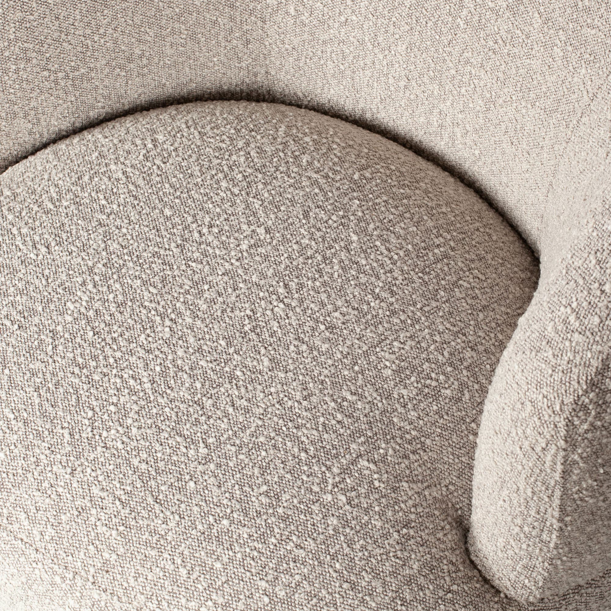WOOOD Drehstuhl »Woolly«, runde Form, in jede Richtung drehbar, Breite 84 cm