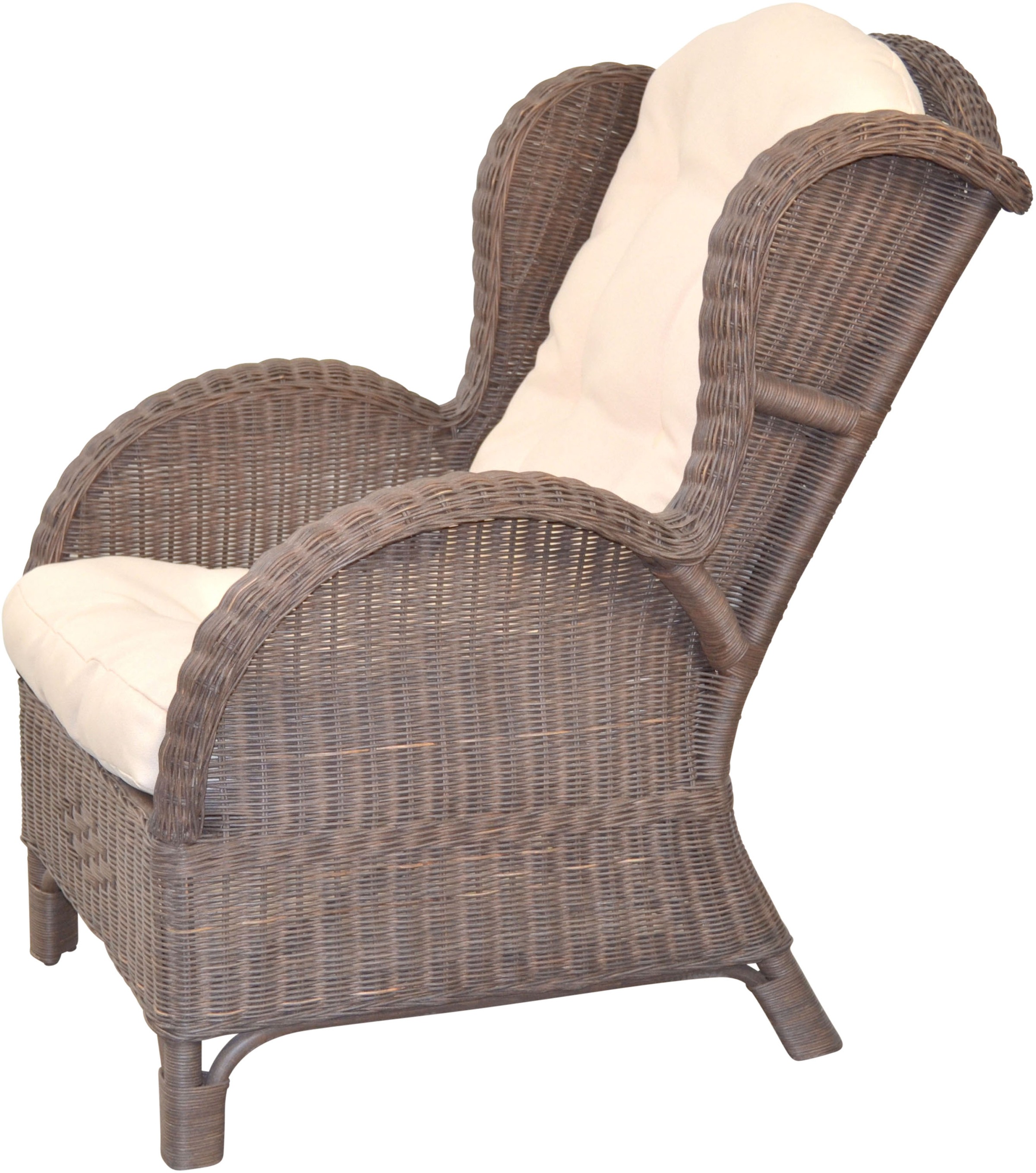 HOFMANN LIVING AND MORE Ohrensessel 1 Stk. tlg. Handgeflochten günstig online kaufen