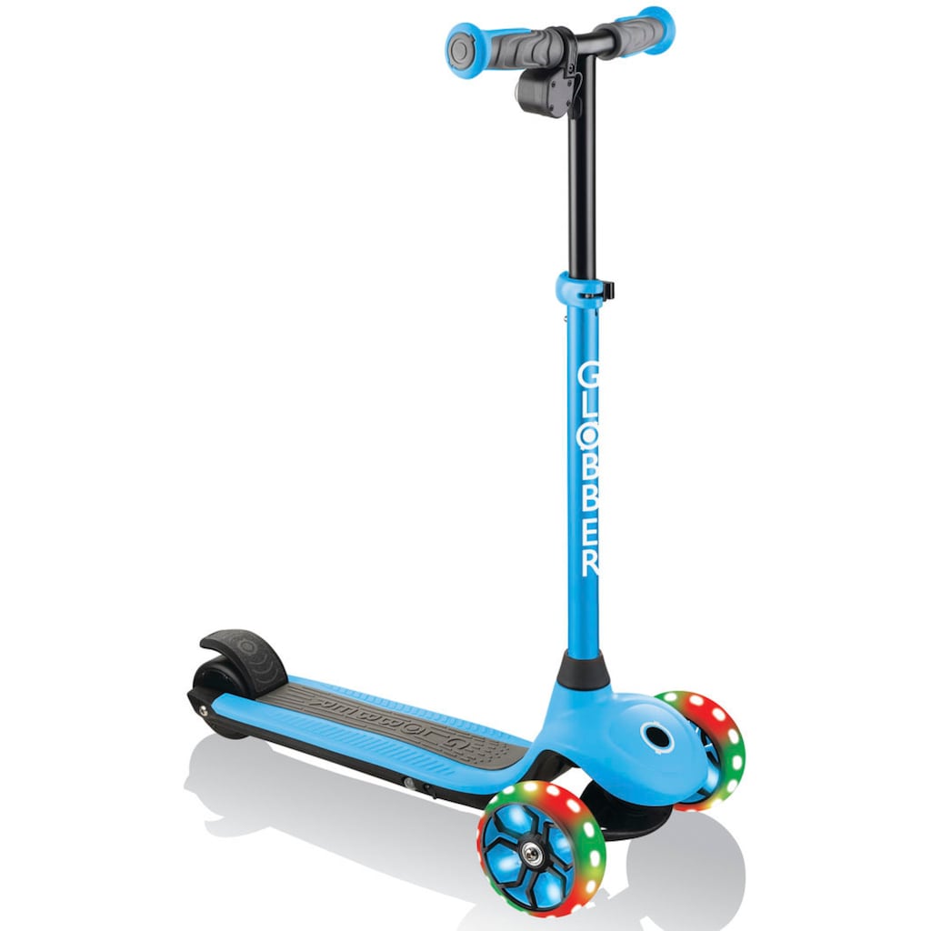 Globber E-Scooter »ONE K E-MOTION 4 PLUS, mit Leuchtrollen«