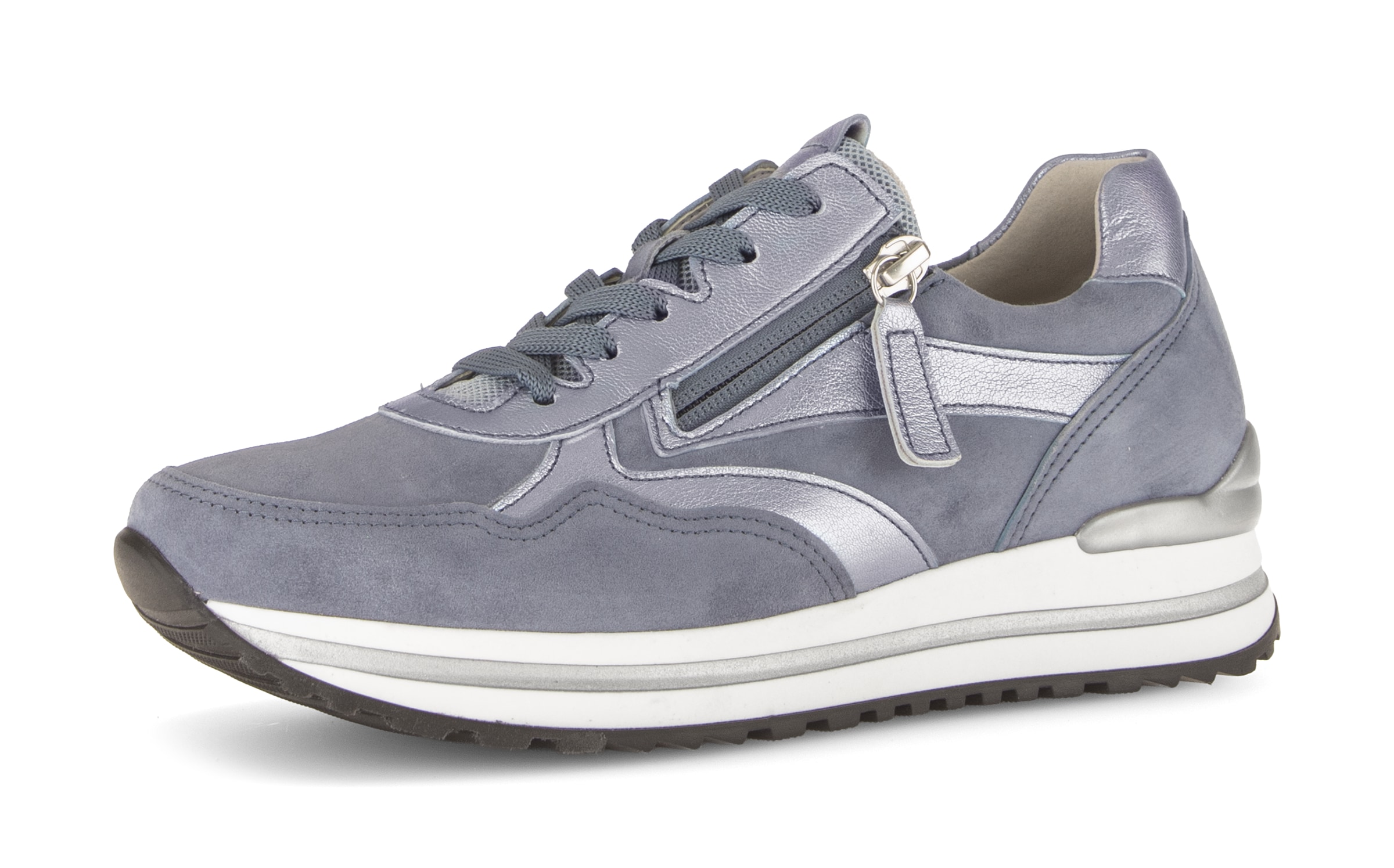 Gabor Plateausneaker "TURIN" Freizeitschuh, Halbschuh, Schnürschuh, Außenre günstig online kaufen