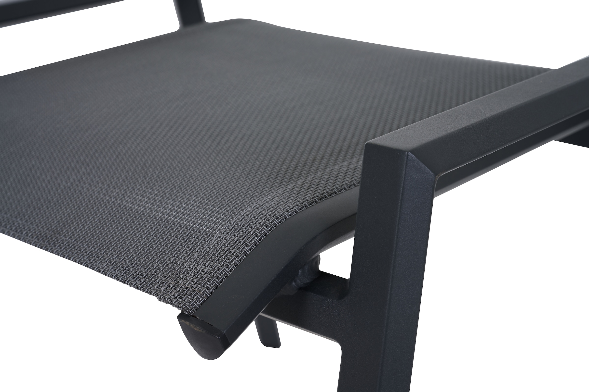 Siena Garden Hocker »TAURO« Gestell aus Aluminium, Ranotex® Bezug royal-grey, matt anthrazit