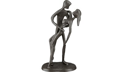 Black Friday Casablanca by Gilde Dekofigur »Skulptur Moon«, Dekoobjekt, Höhe  24 cm, Pärchen, mit Spruchanhänger, Wohnzimmer | BAUR