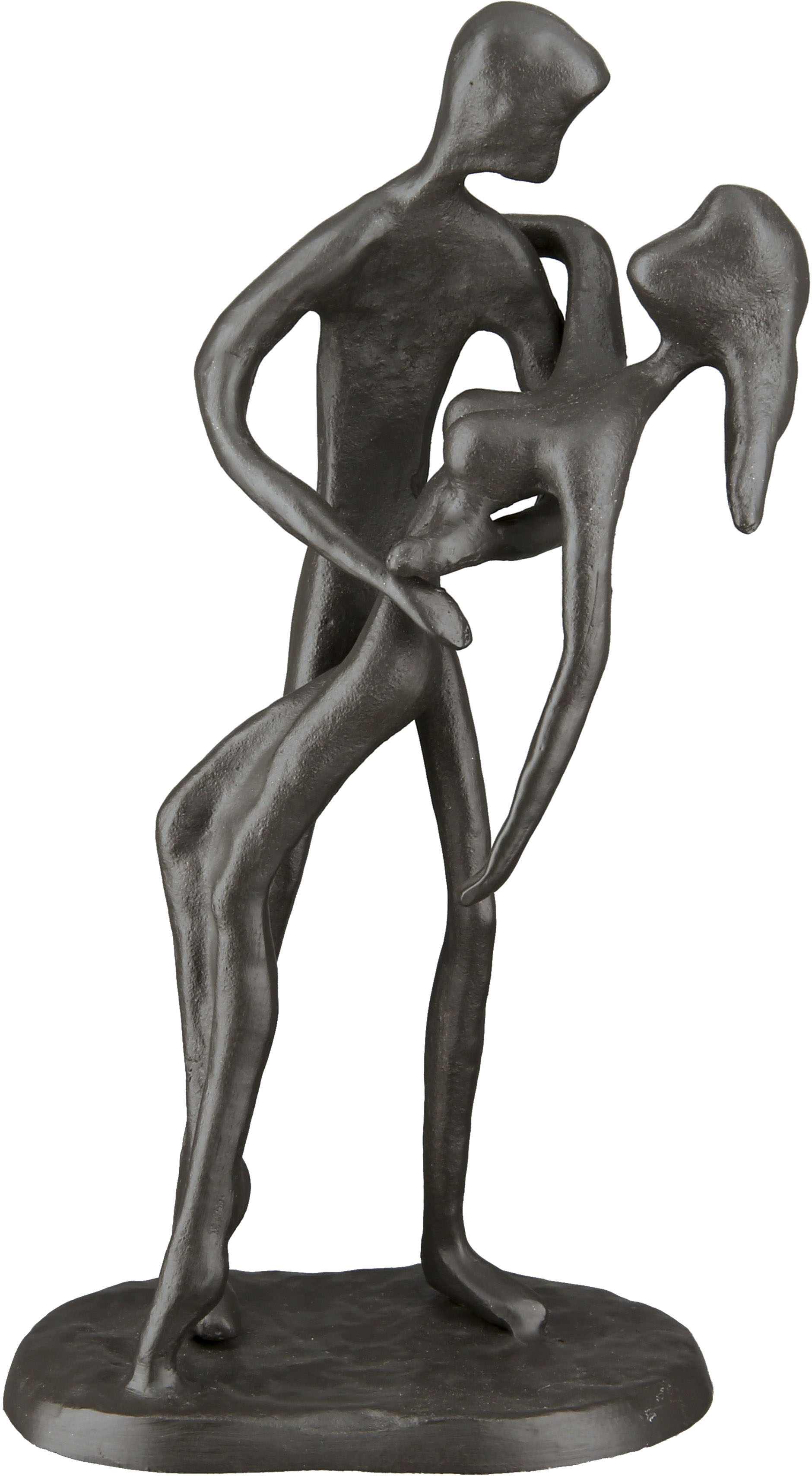 Black Friday Casablanca by Gilde Dekofigur »Skulptur Moon«, Dekoobjekt, Höhe  24 cm, Pärchen, mit Spruchanhänger, Wohnzimmer | BAUR