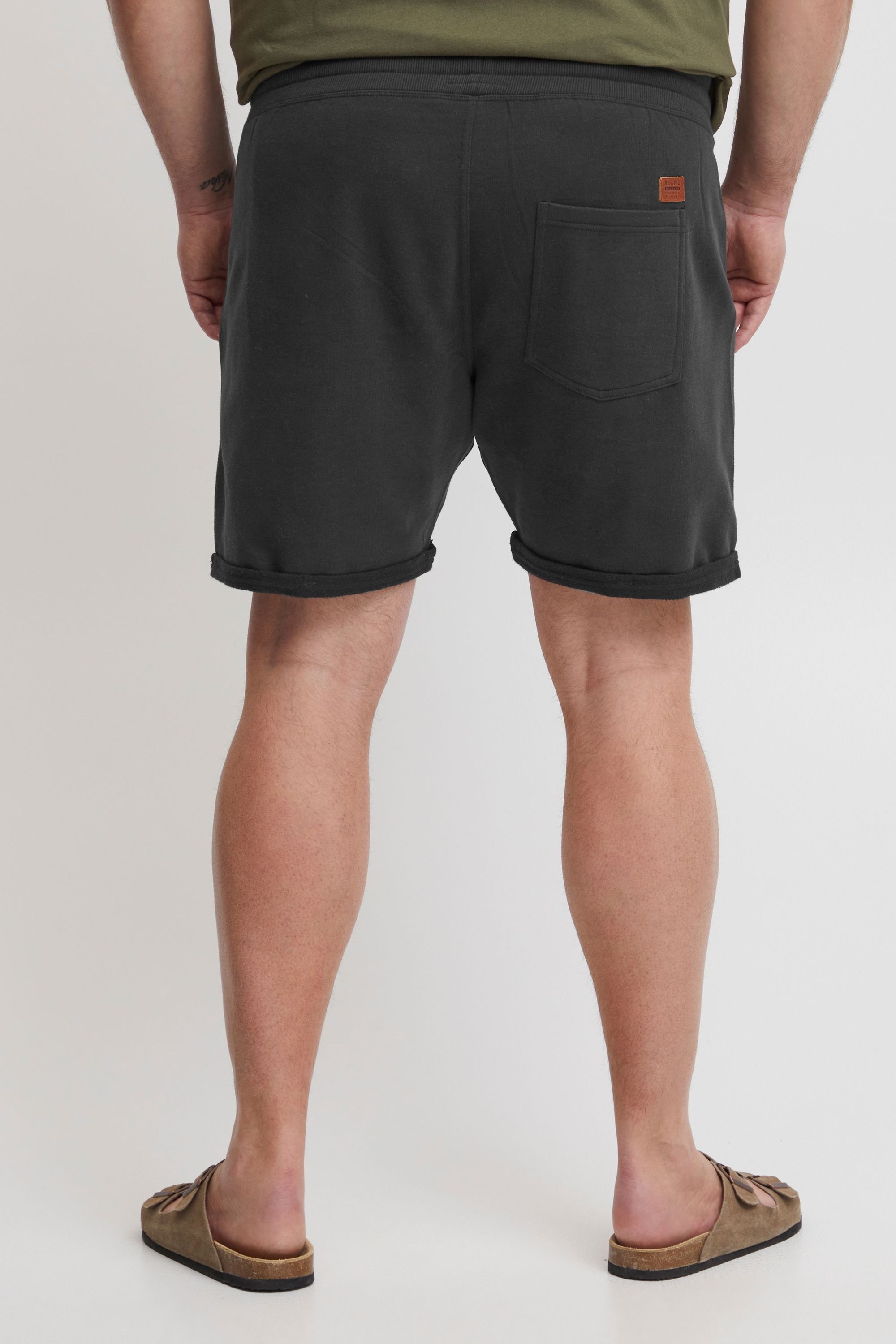 Sweatshorts BLEND "Sweatshorts BHTimo BT", Herren, Gr. 5 XL, N-Gr, schwarz, Obermaterial: 60% Baumwolle CO. 40% Polyester PES., Hosen Sweatshorts 6