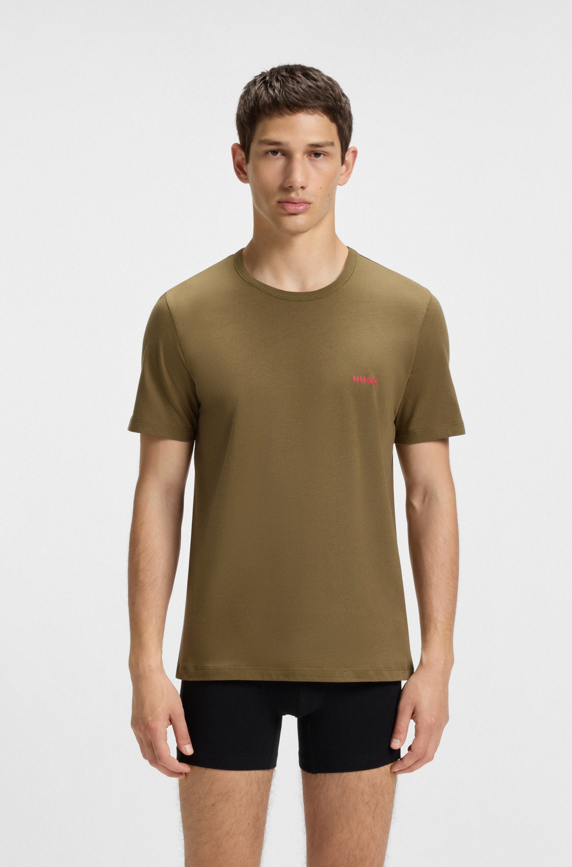 HUGO Underwear T-Shirt »RN TRIPL«, (Packung, 3 tlg.), mit Rundhalsausschnitt