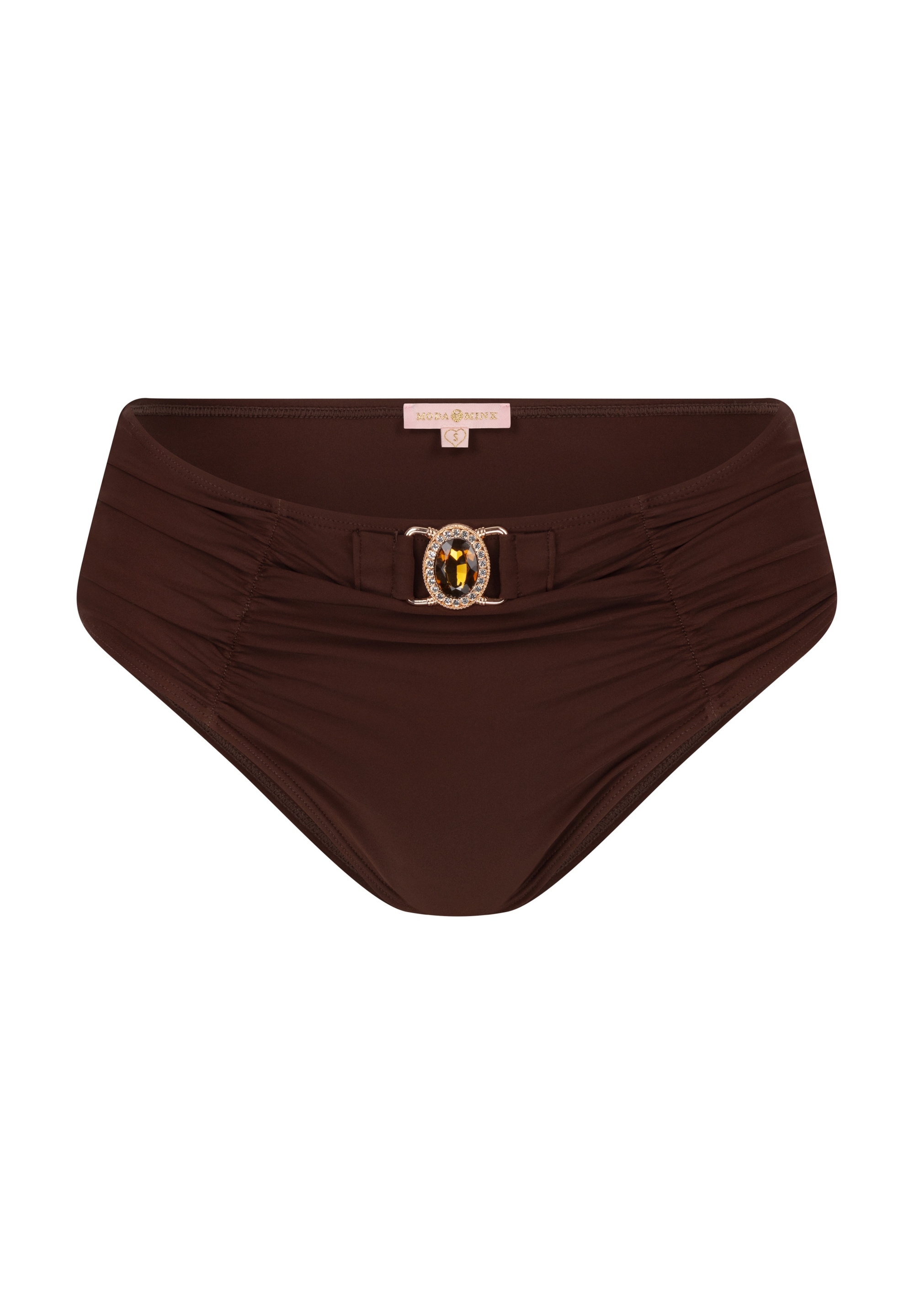 Moda Minx Bikini-Hose »Amour Rouched«, (1 St.), in schnelltrocknender Qualität