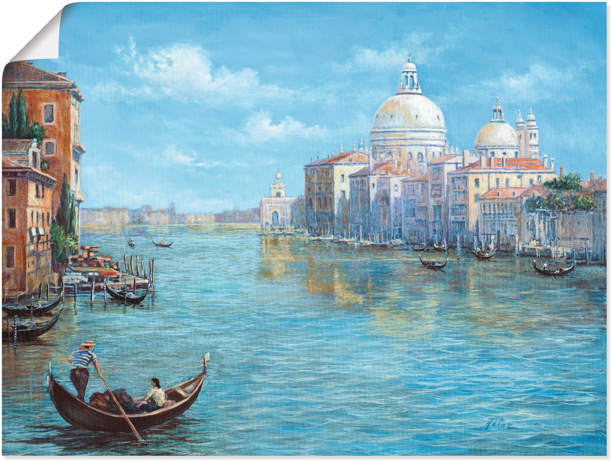 Artland Wandbild "Venedig", Europa, (1 St.), als Leinwandbild, Poster, Wand günstig online kaufen