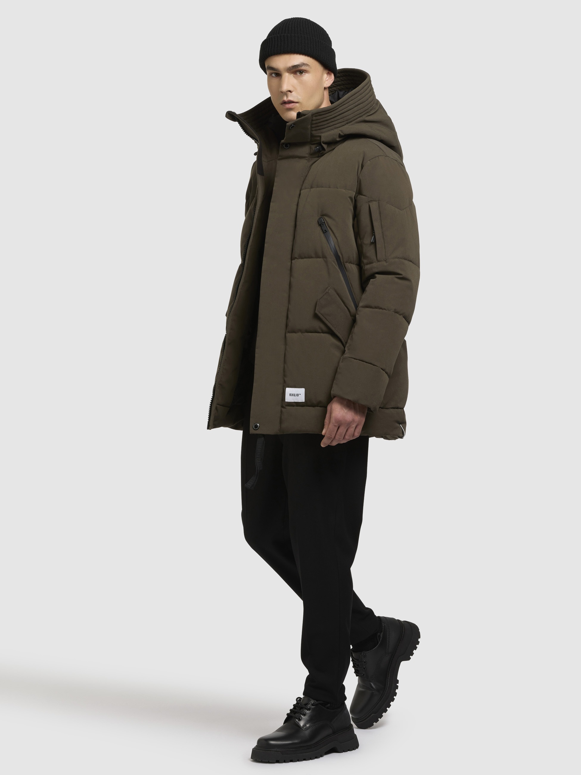khujo Steppjacke »KANF«, mit Kapuze