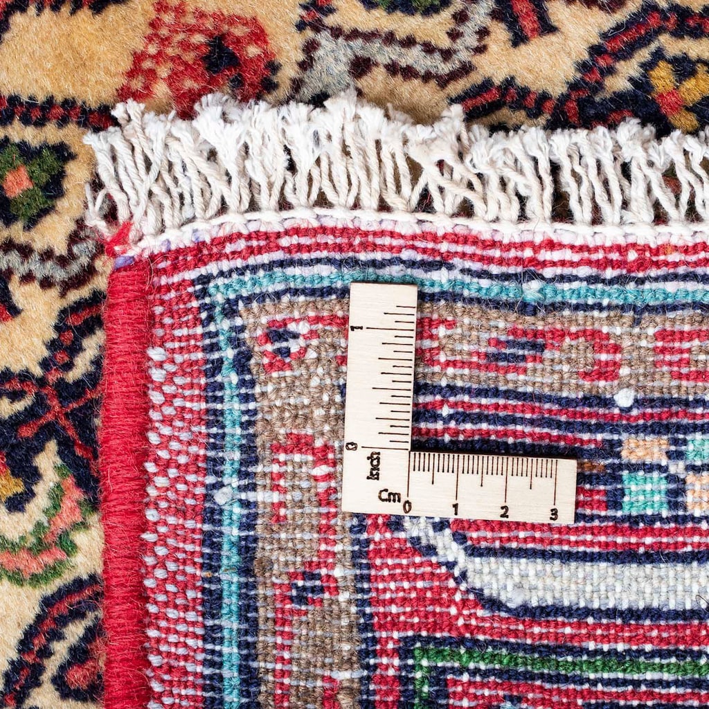 Wohnen Teppiche morgenland Wollteppich »Täbriz - 40 Raj Medaillon Marrone 256 x 248 cm«, rechteckig, 0,8 mm Höhe, Unikat mit Zer